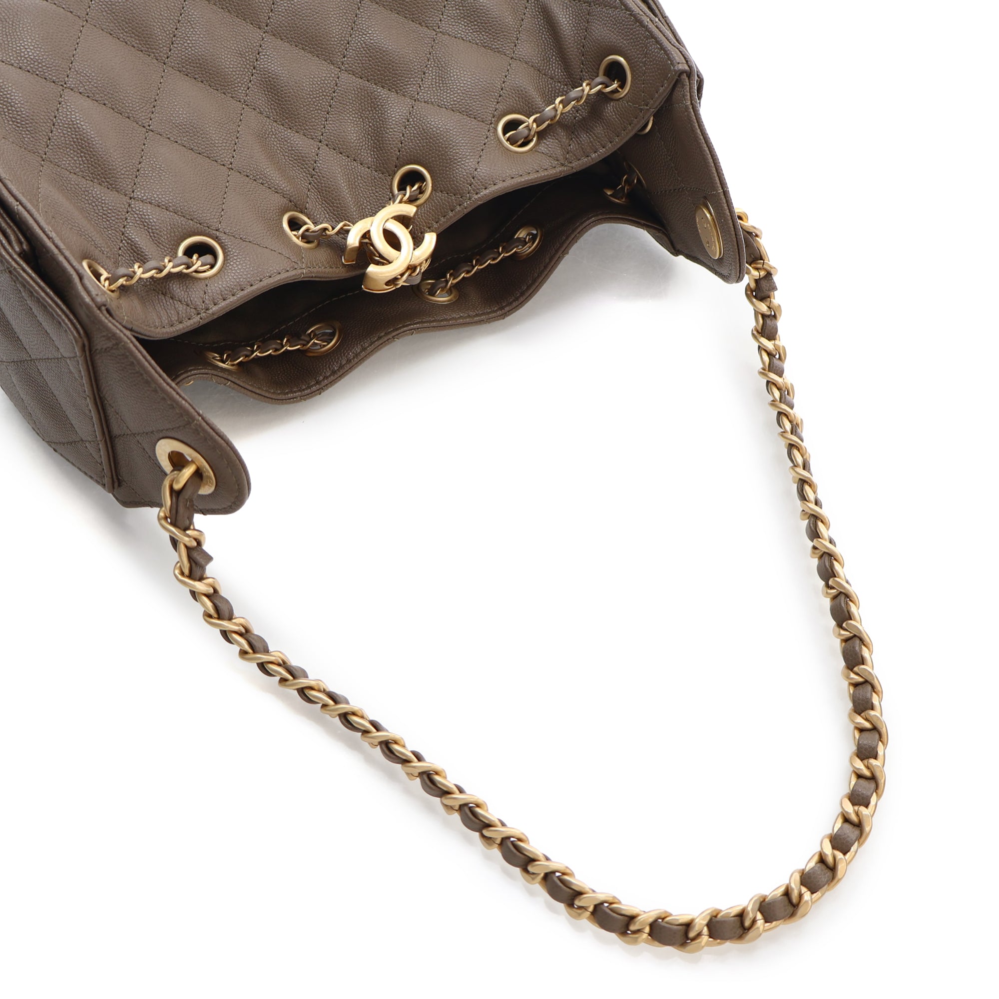 Chanel Mini Quilted Caviar Chanel 25 Hobo - image 14