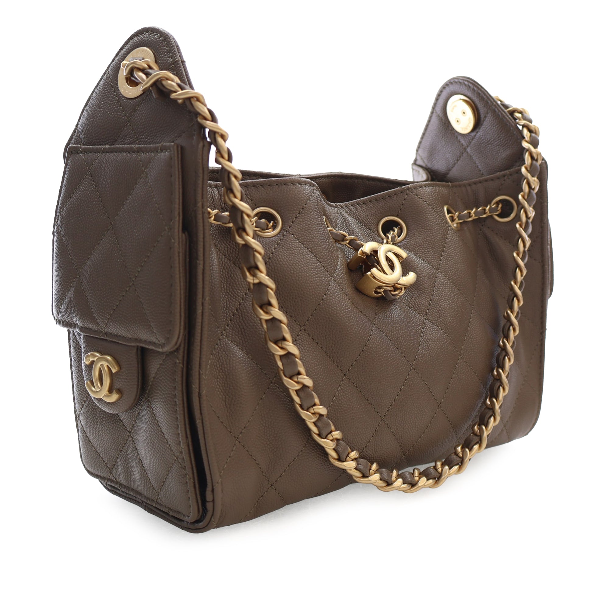 Chanel Mini Quilted Caviar Chanel 25 Hobo - image 7