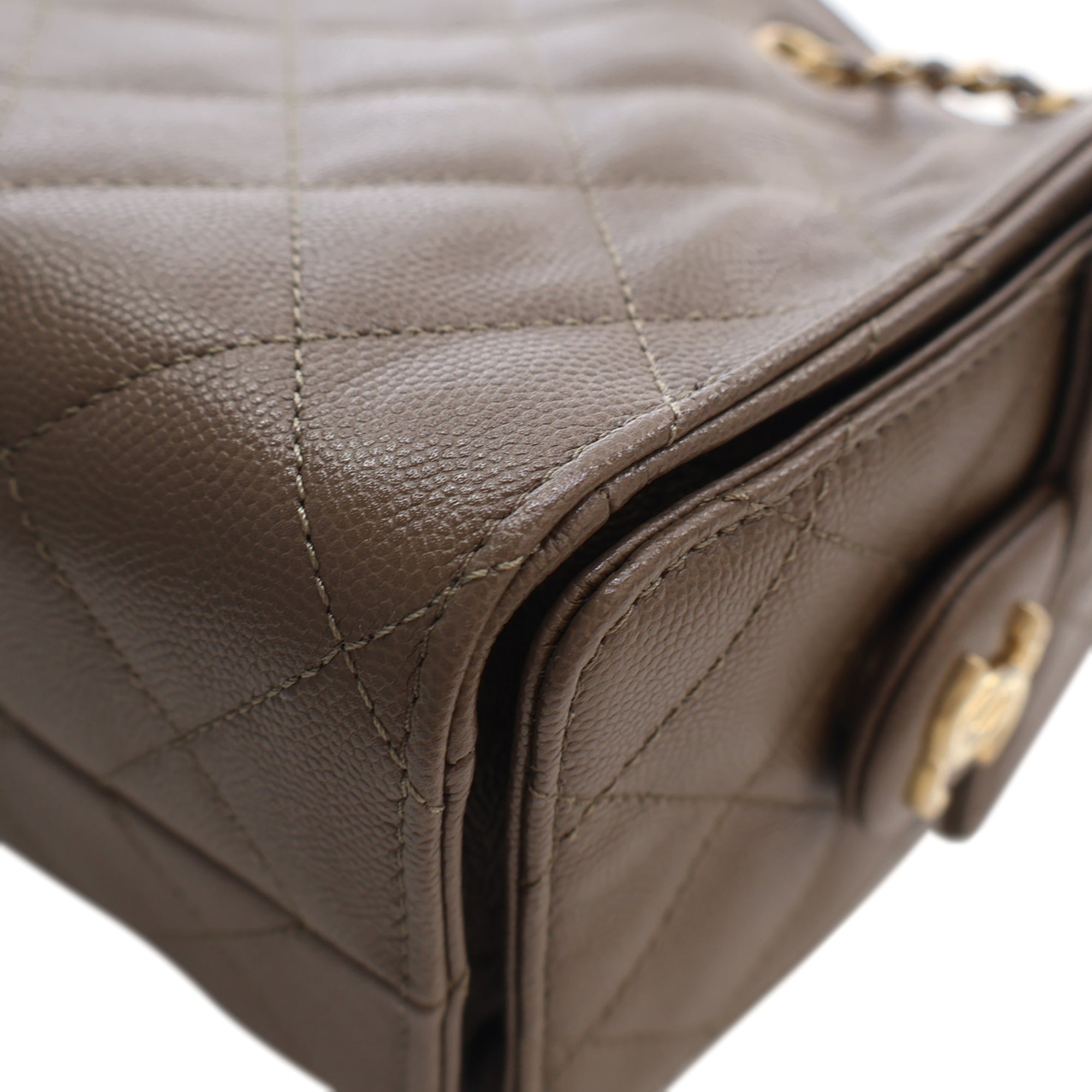 Chanel Mini Quilted Caviar Chanel 25 Hobo - image 8