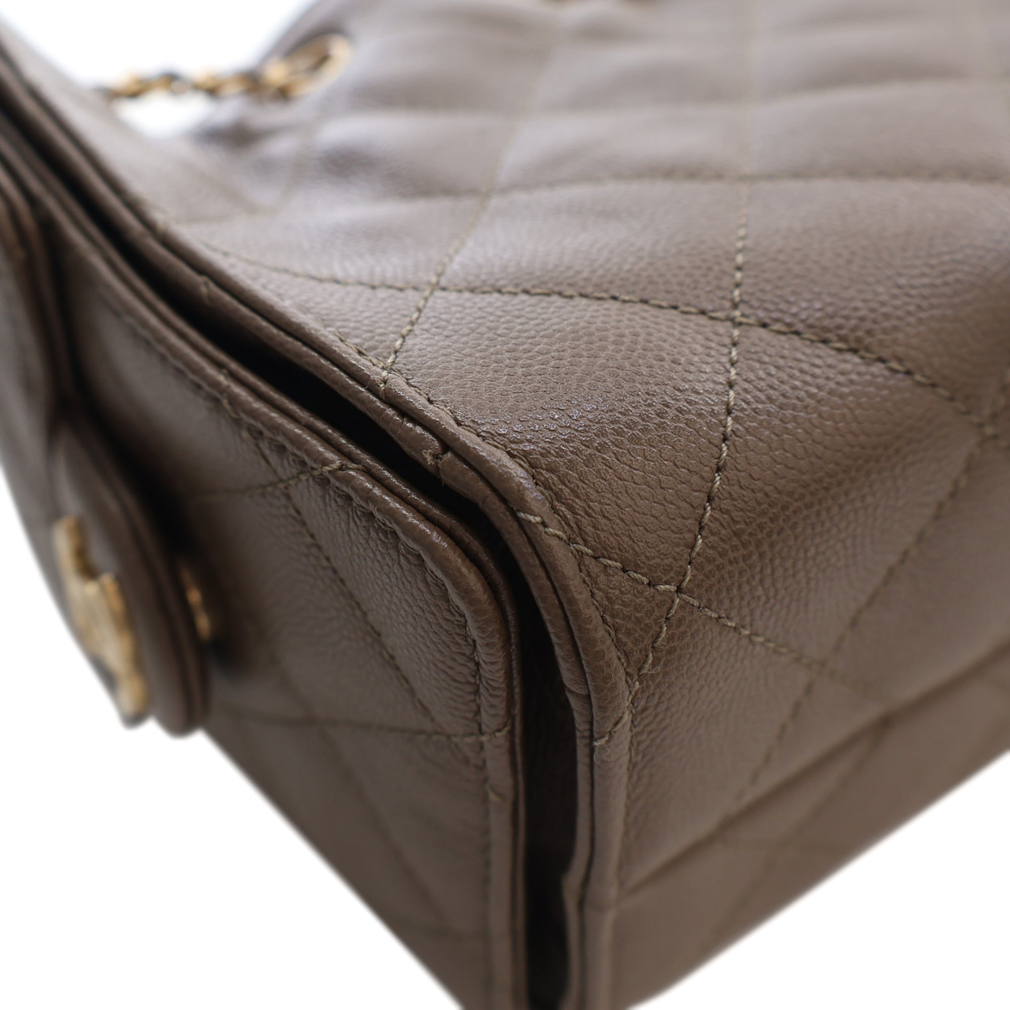 Chanel Mini Quilted Caviar Chanel 25 Hobo - image 9