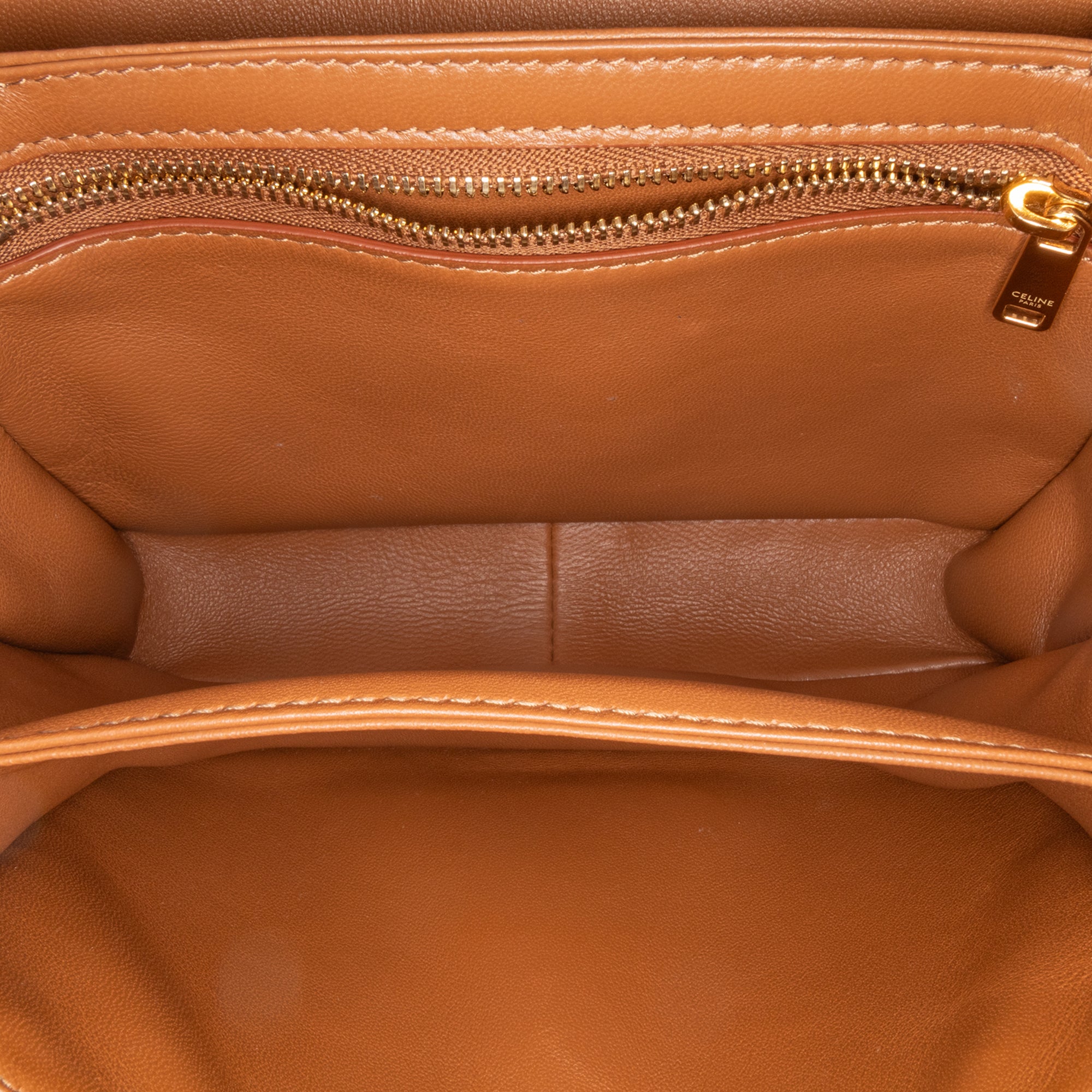 Celine Teen Canvas and Calfskin Triomphe Crossbody - image 4