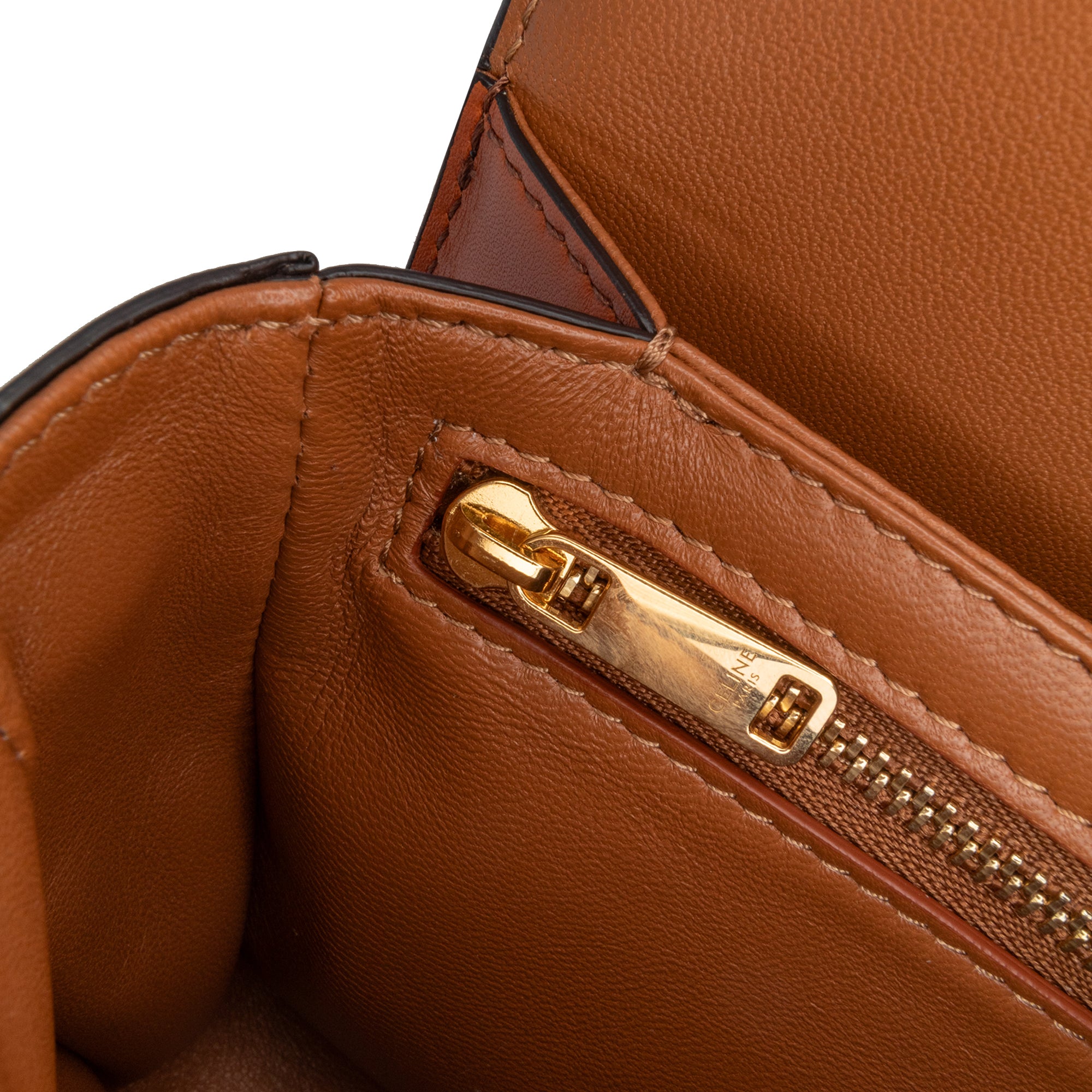 Celine Teen Canvas and Calfskin Triomphe Crossbody - image 6