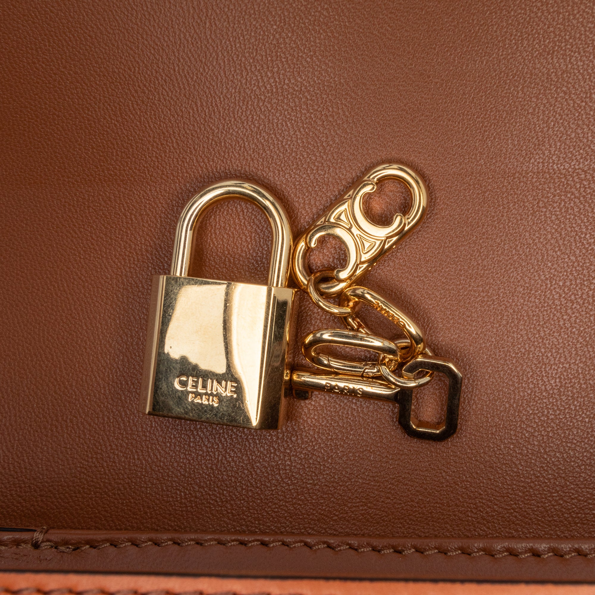 Celine Teen Canvas and Calfskin Triomphe Crossbody - image 7
