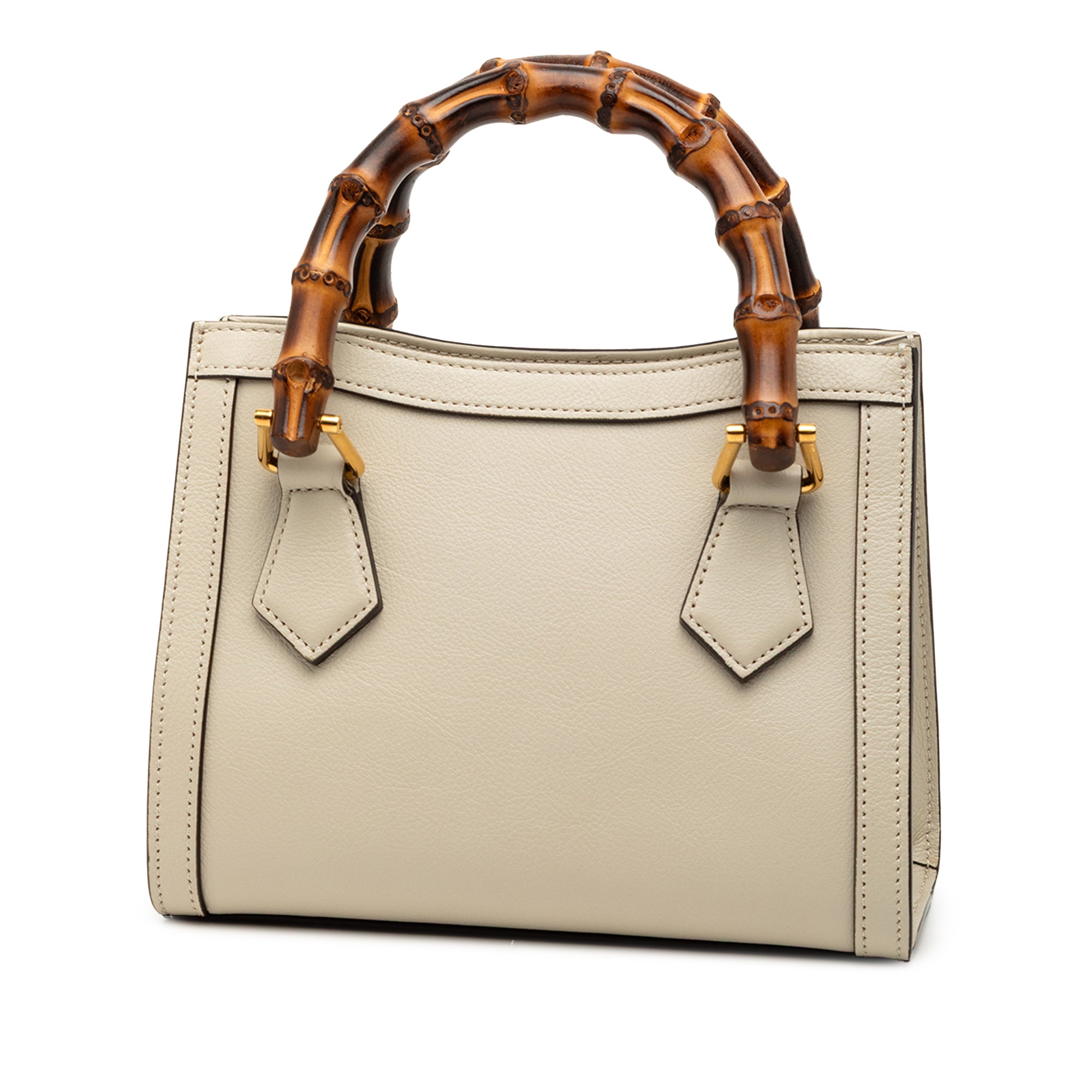 Gucci Mini Calfskin Bamboo Diana Satchel - image 2