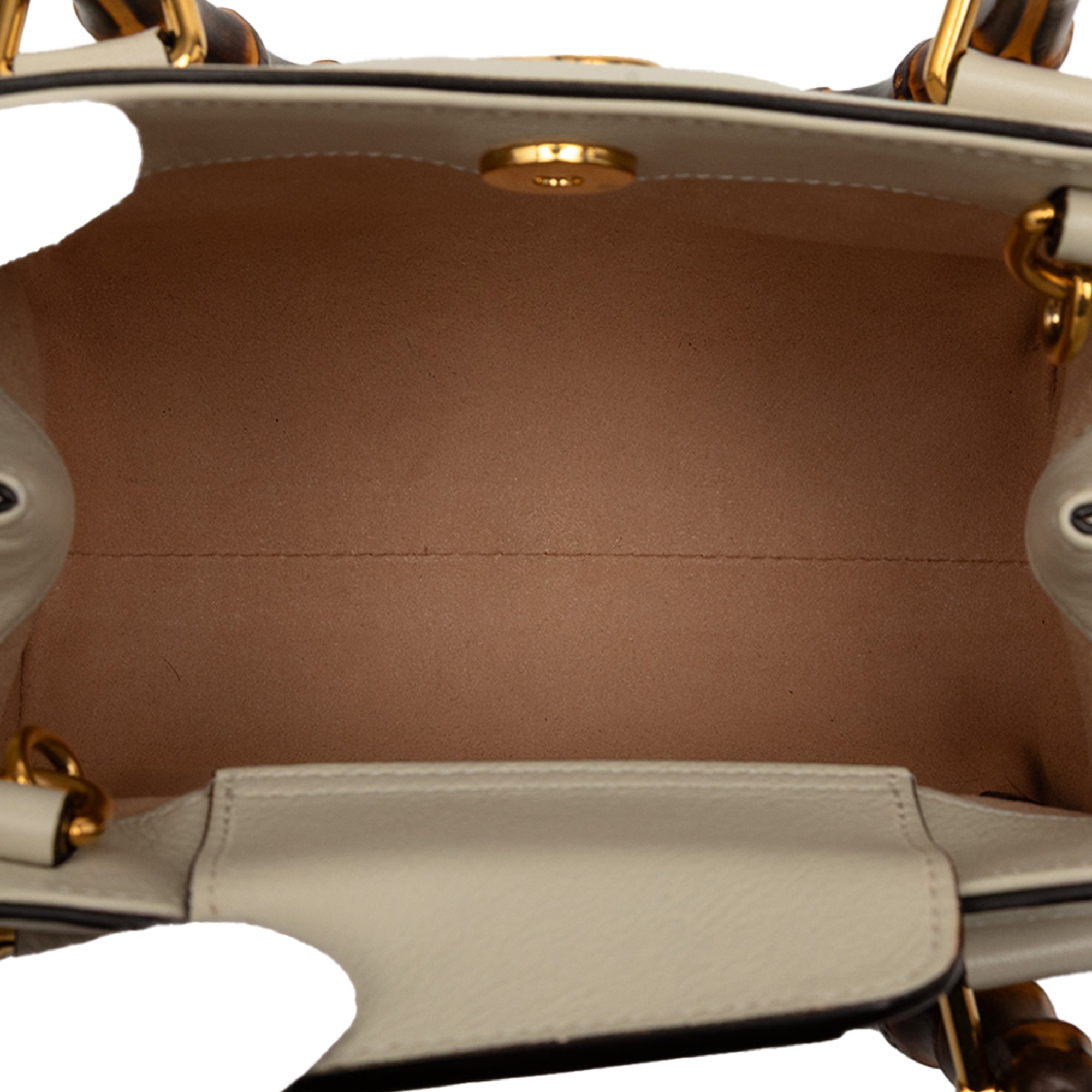 Gucci Mini Calfskin Bamboo Diana Satchel - image 4