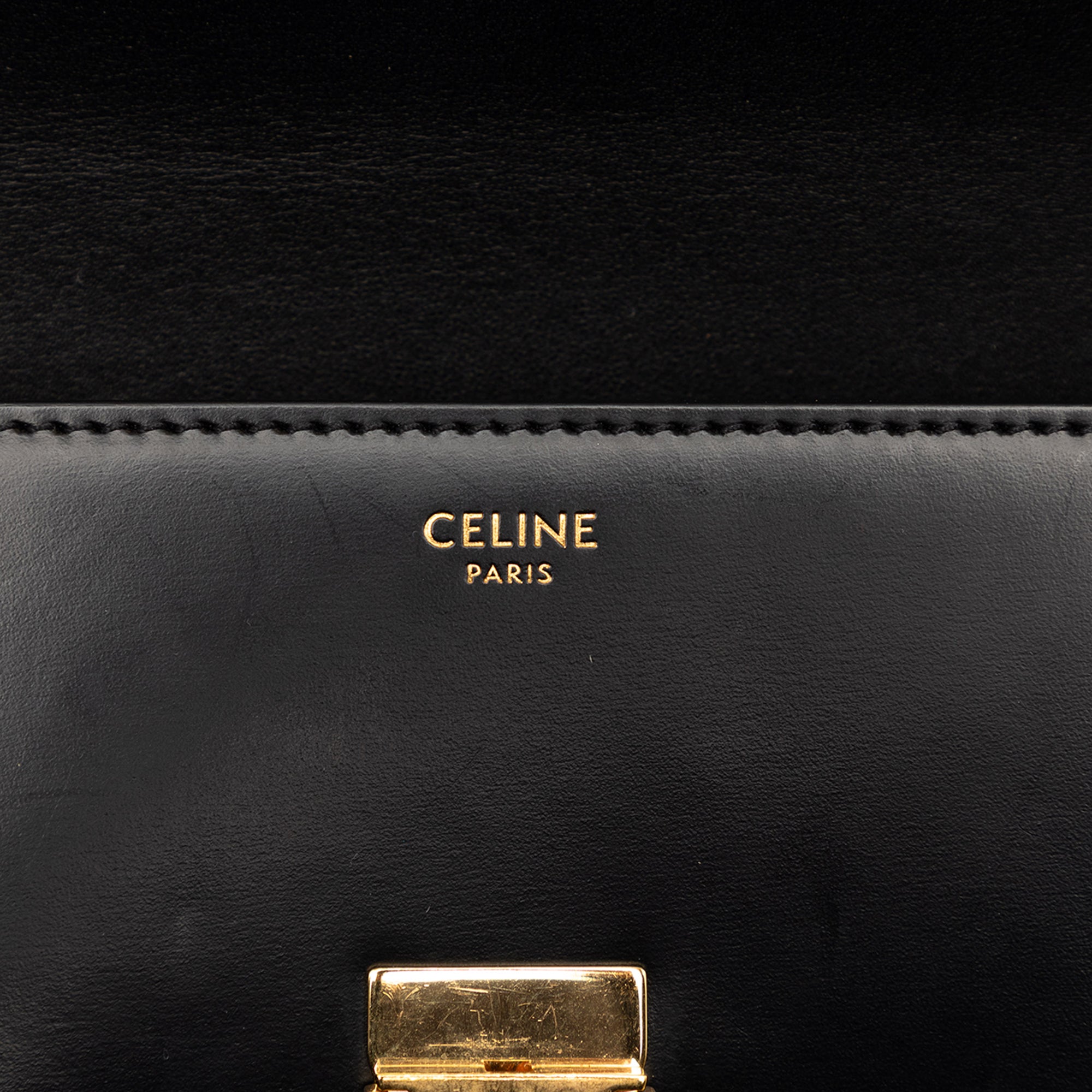 Celine Shiny Calfskin Claude Shoulder Bag - image 5