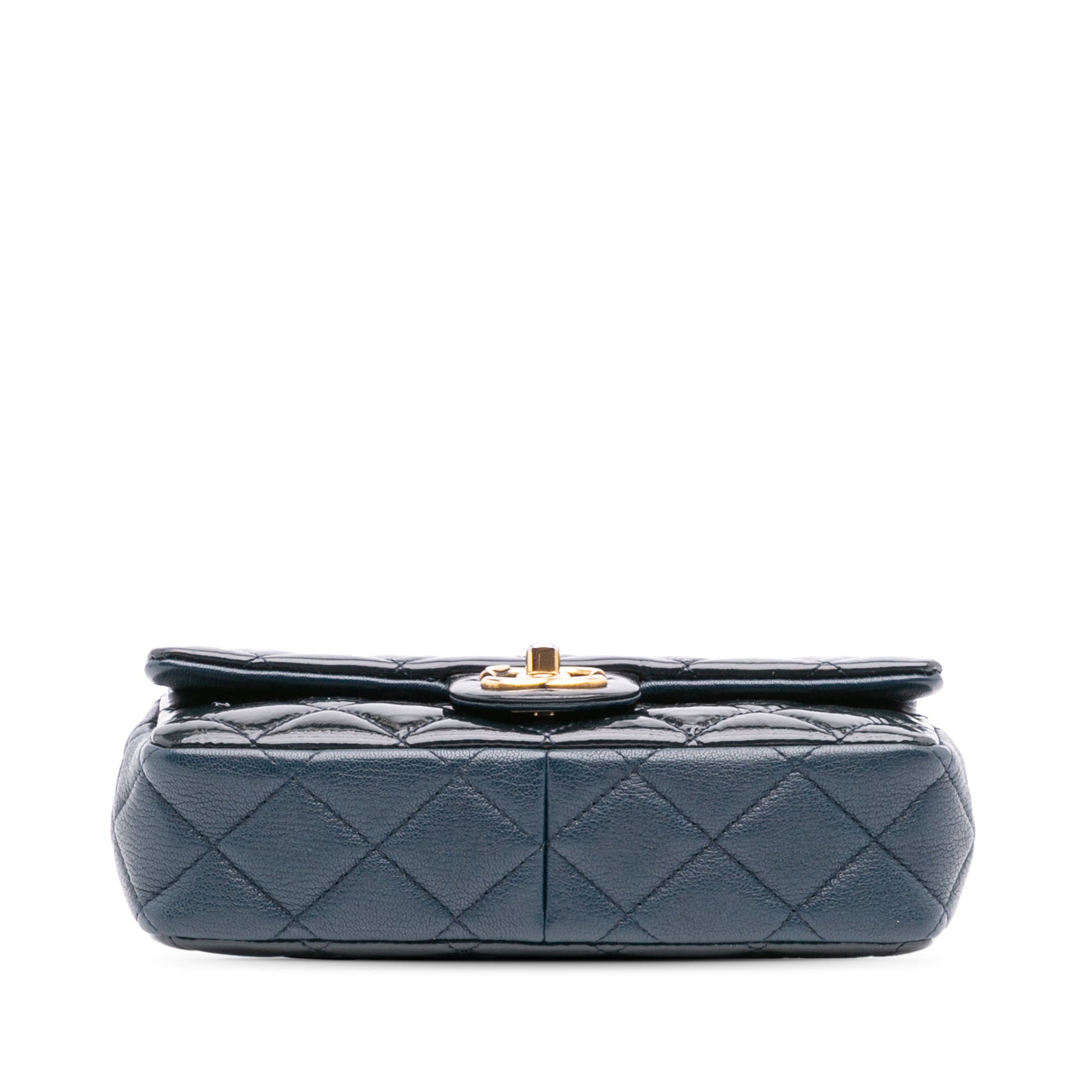 Chanel Paris-Salzburg Small Patent and Goatskin CC Eyelet Flap - image 3