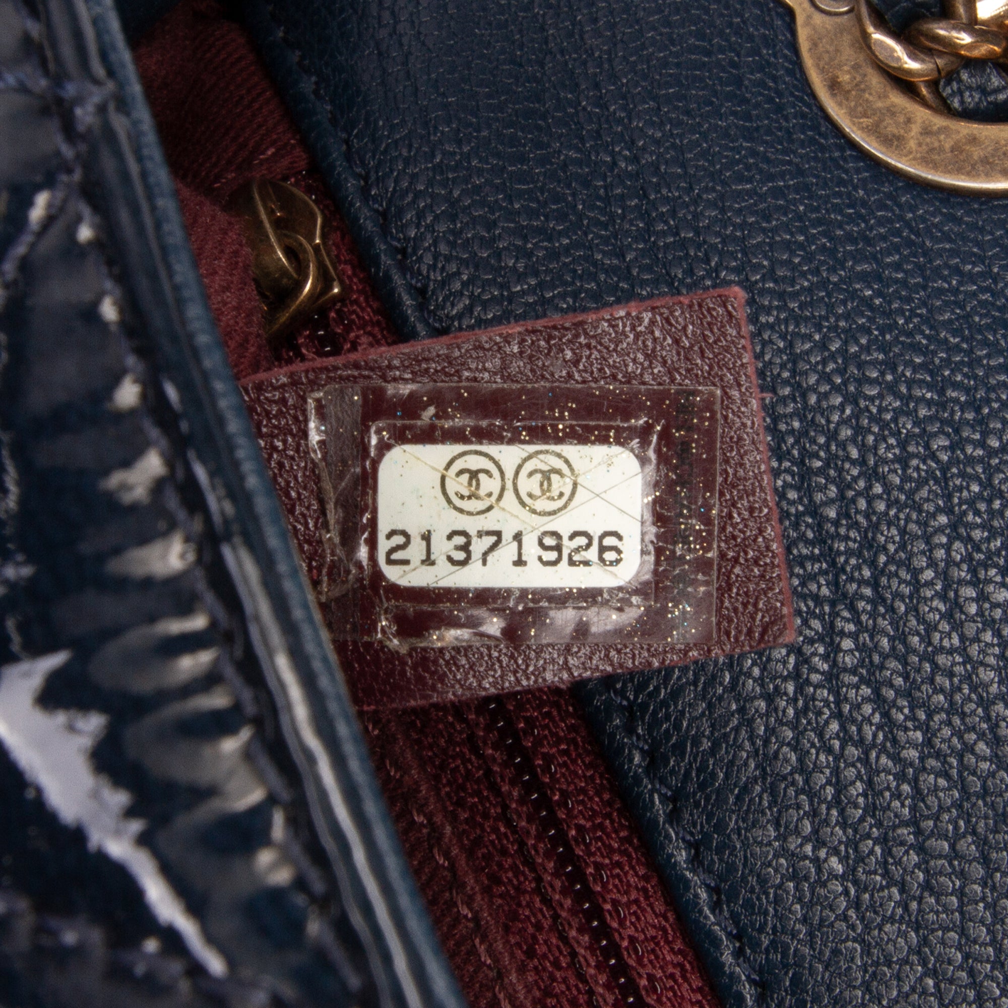 Chanel Paris-Salzburg Small Patent and Goatskin CC Eyelet Flap - image 6