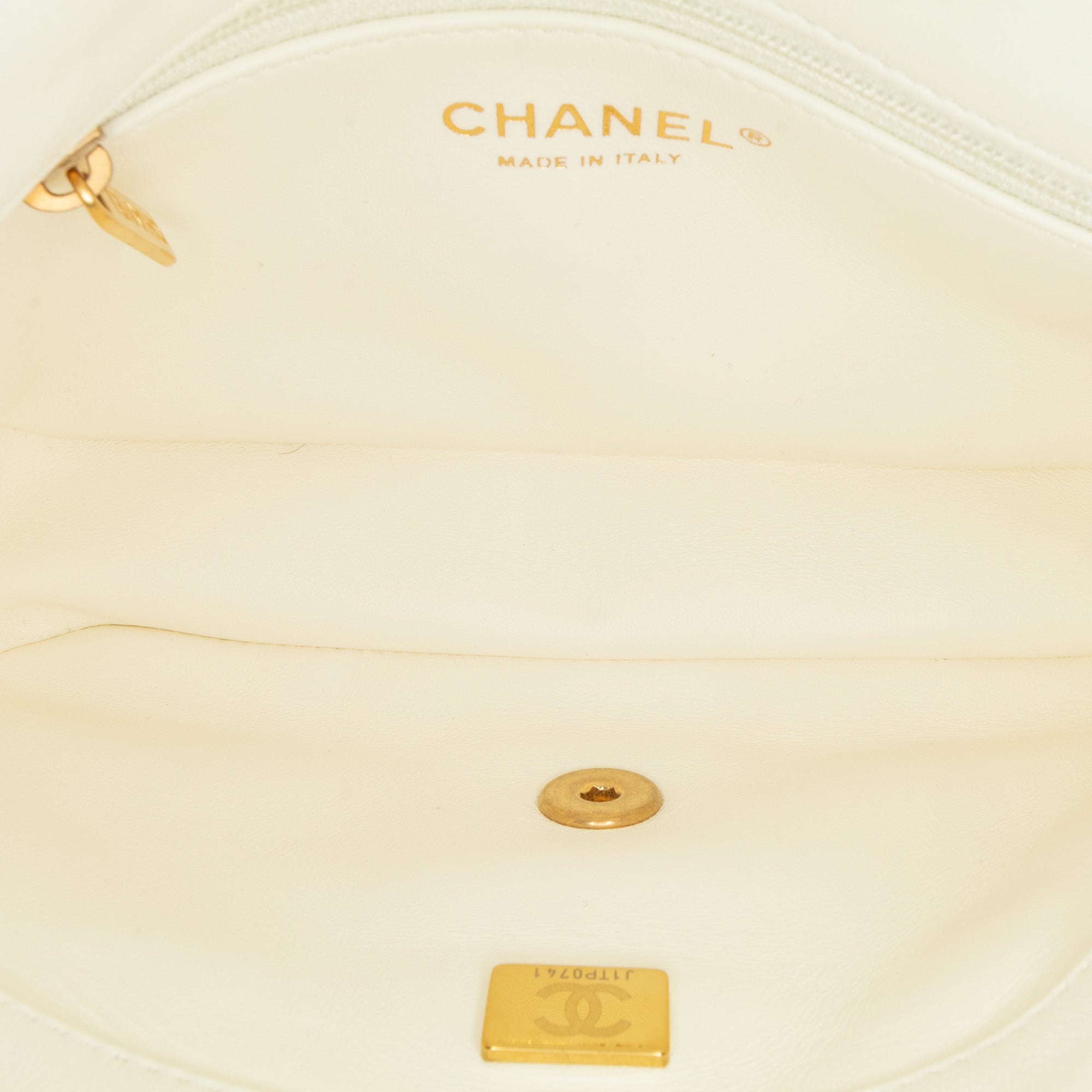 Chanel Mini Rectangular Quilted Lambskin Heart Charms Flap - image 4