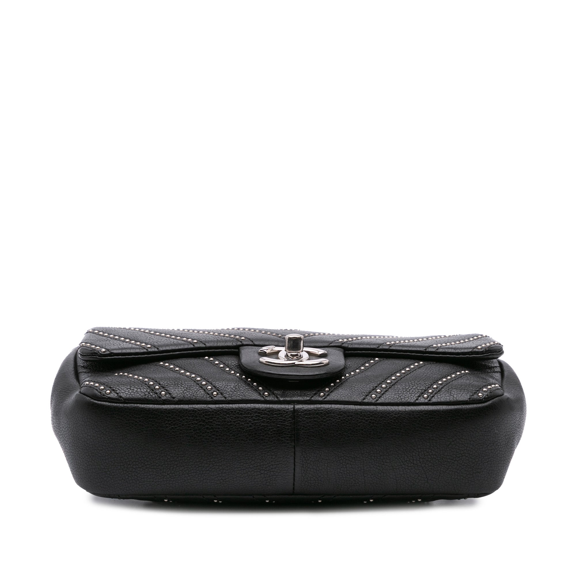 Chanel Small Chevron Calfskin Stud Wars Flap - image 3