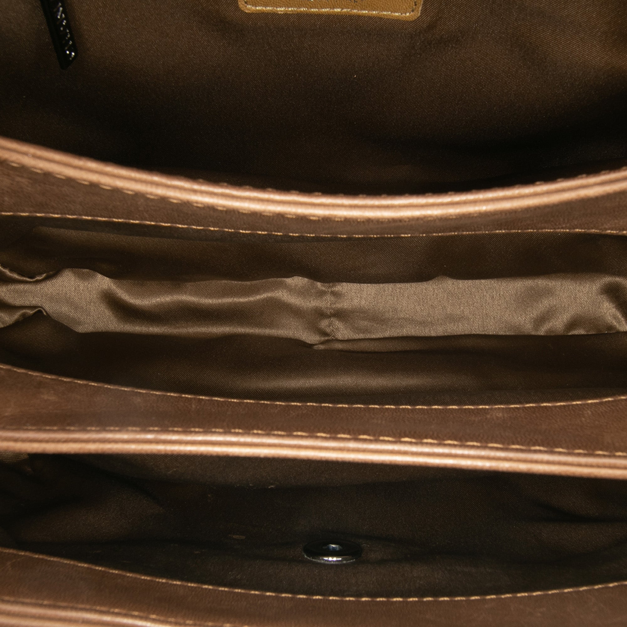 Chanel CC Quilted Lambskin 3 Flap - image 4