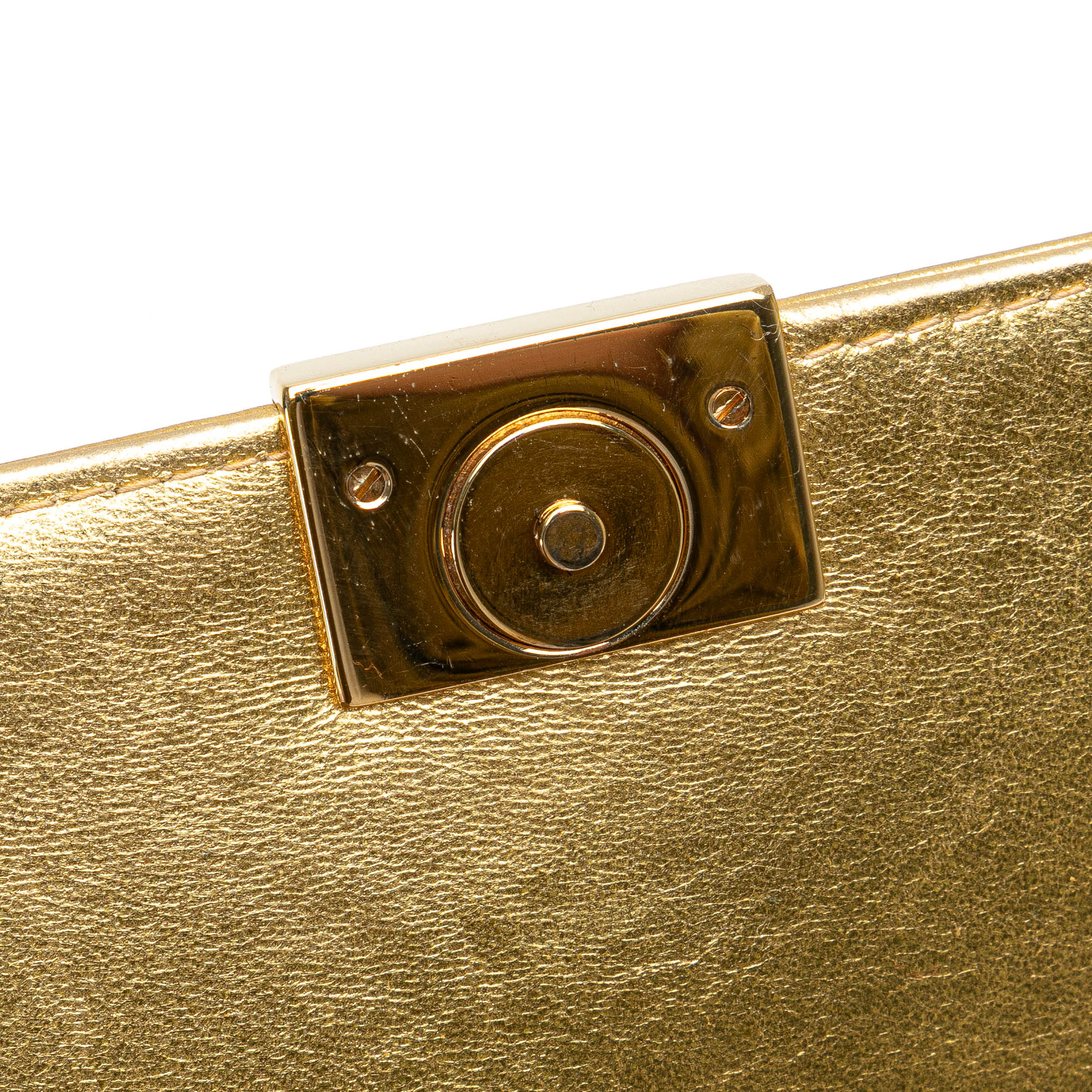 Chanel CC Choco Bar Metallic Lambskin Flap - image 10