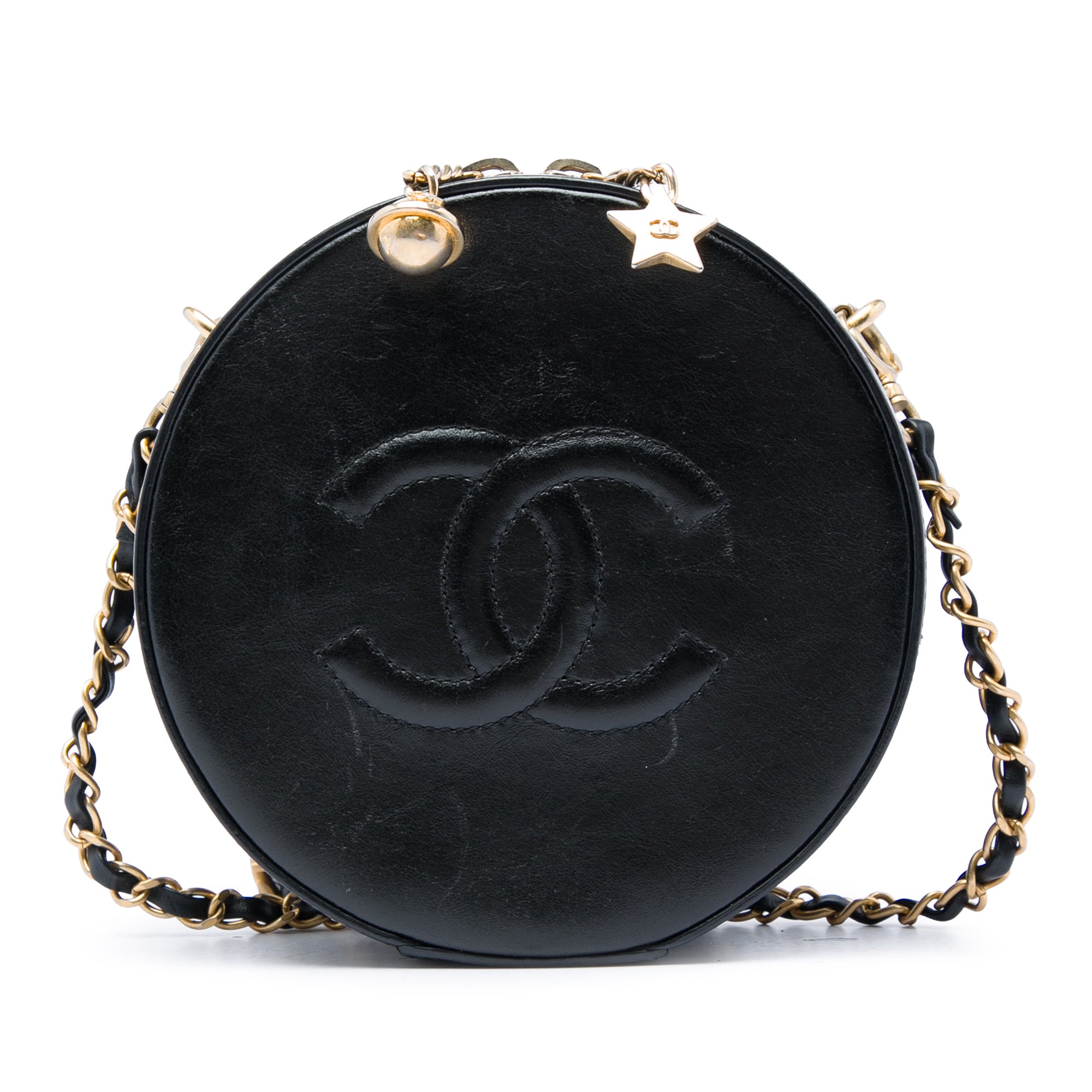 Chanel Glazed Calfskin Round As Earth Evening Bag - image 1