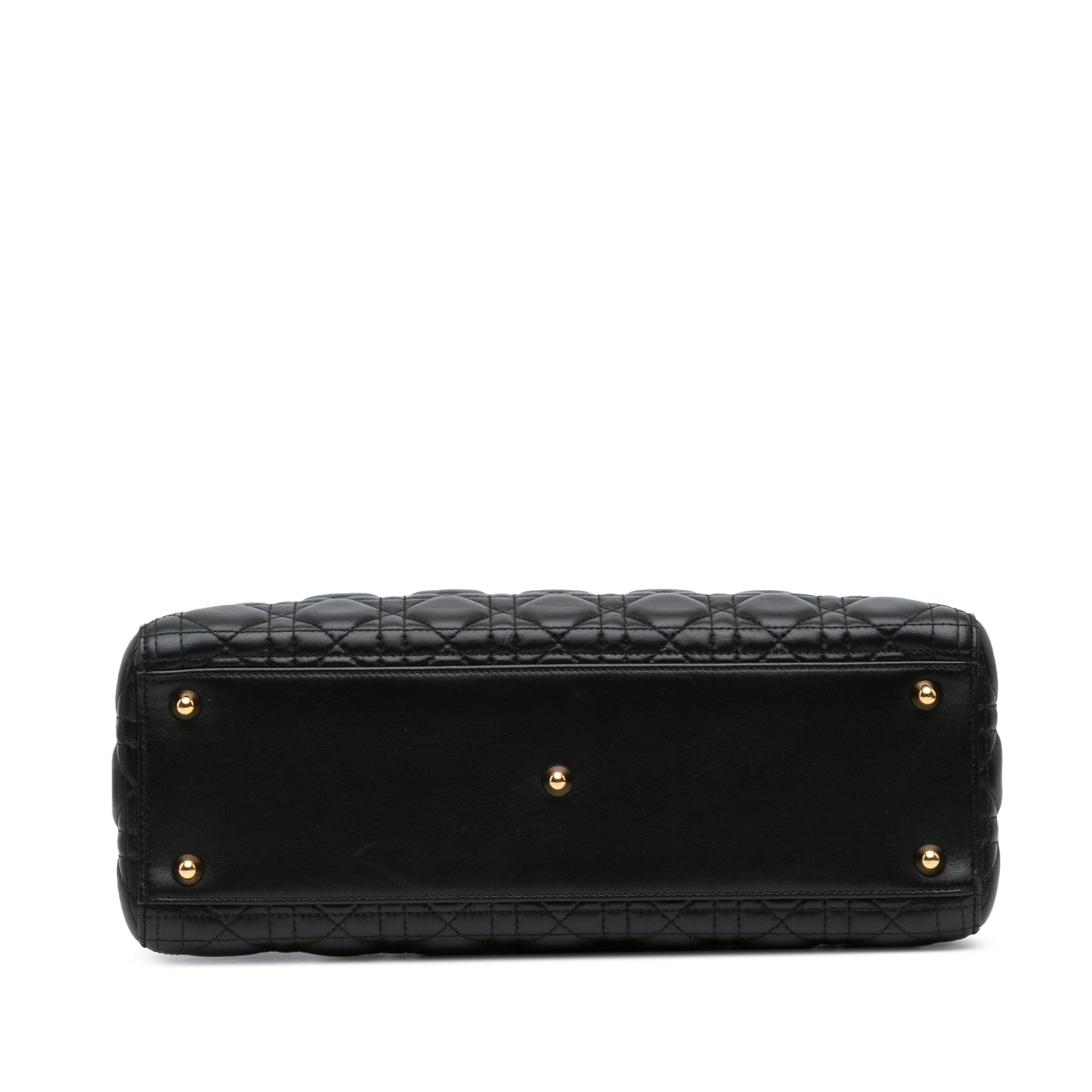 Dior Large Lambskin Cannage Lady Dior - image 3