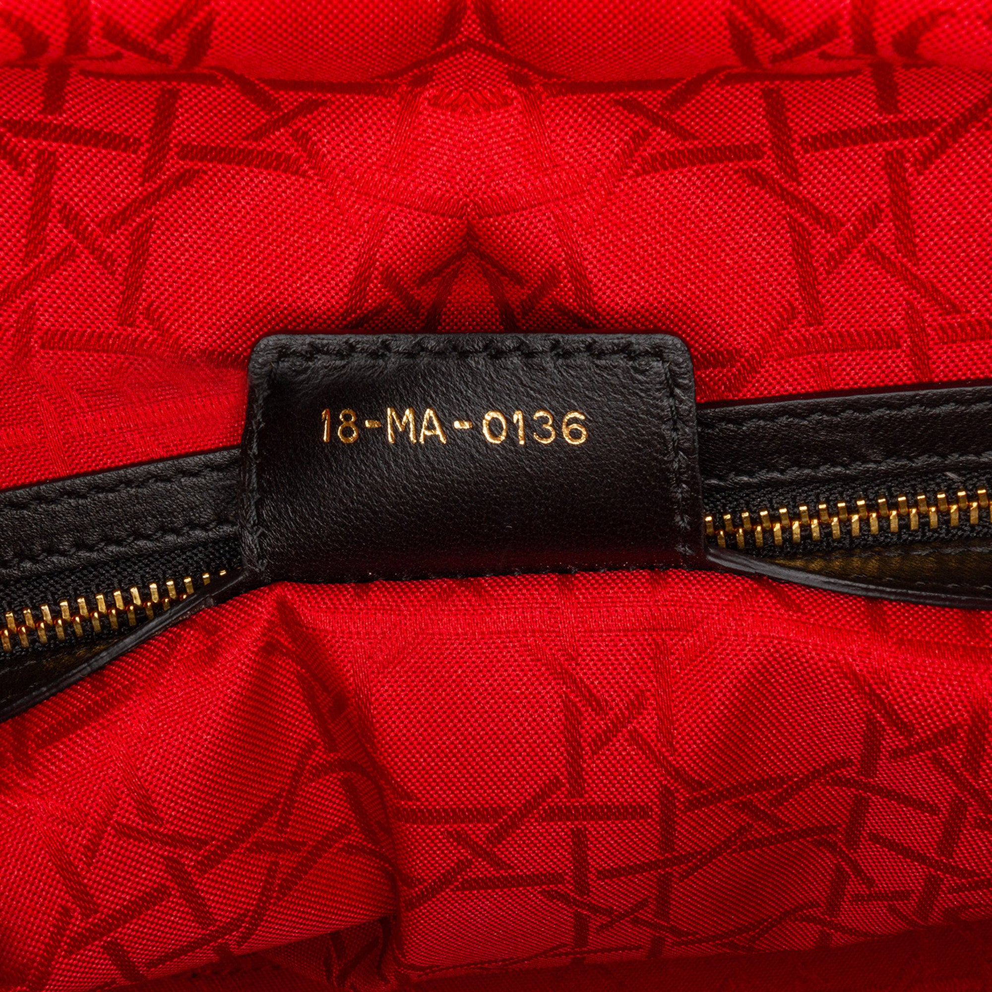 Dior Large Lambskin Cannage Lady Dior - image 5