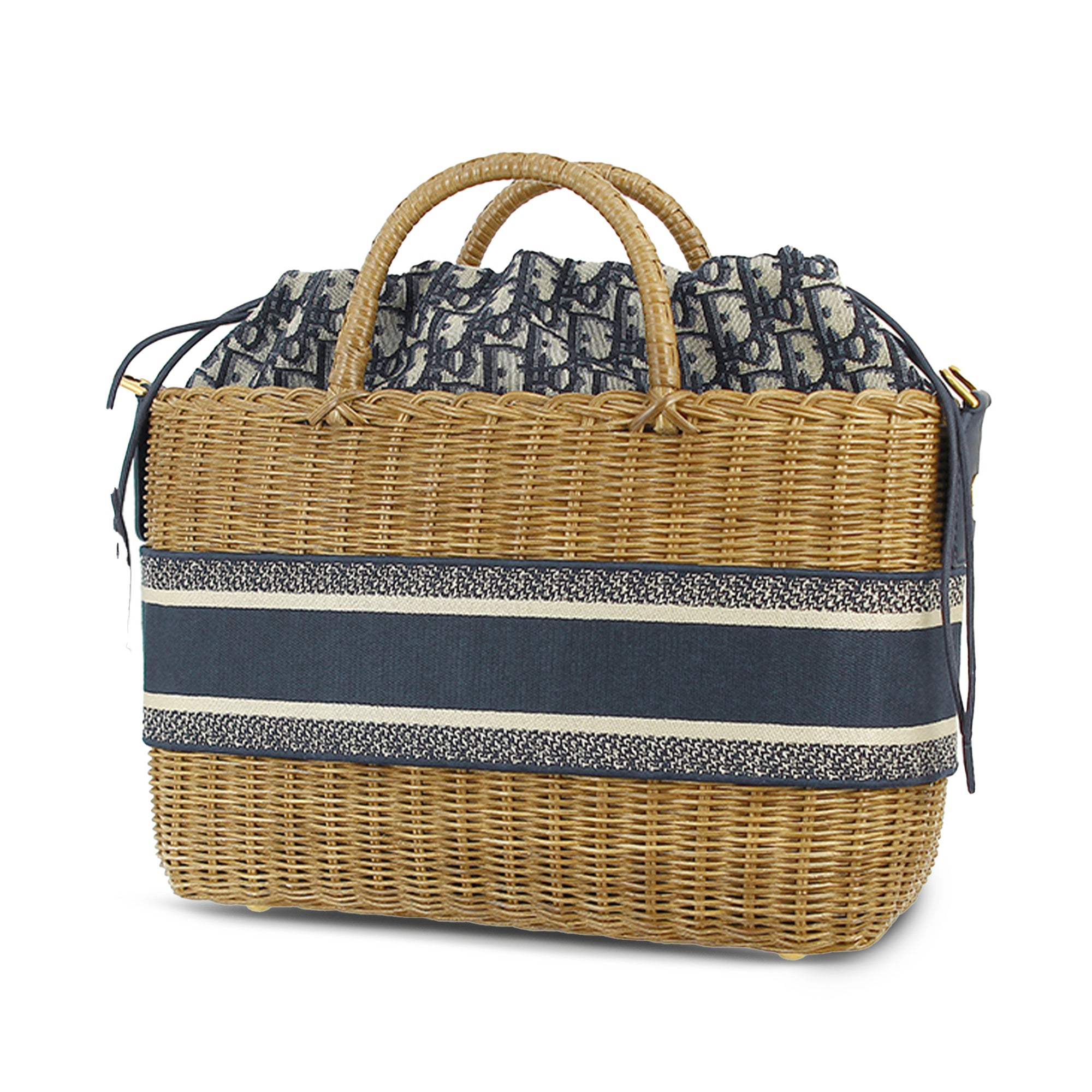 Dior Oblique Wicker Basket Bag - image 3