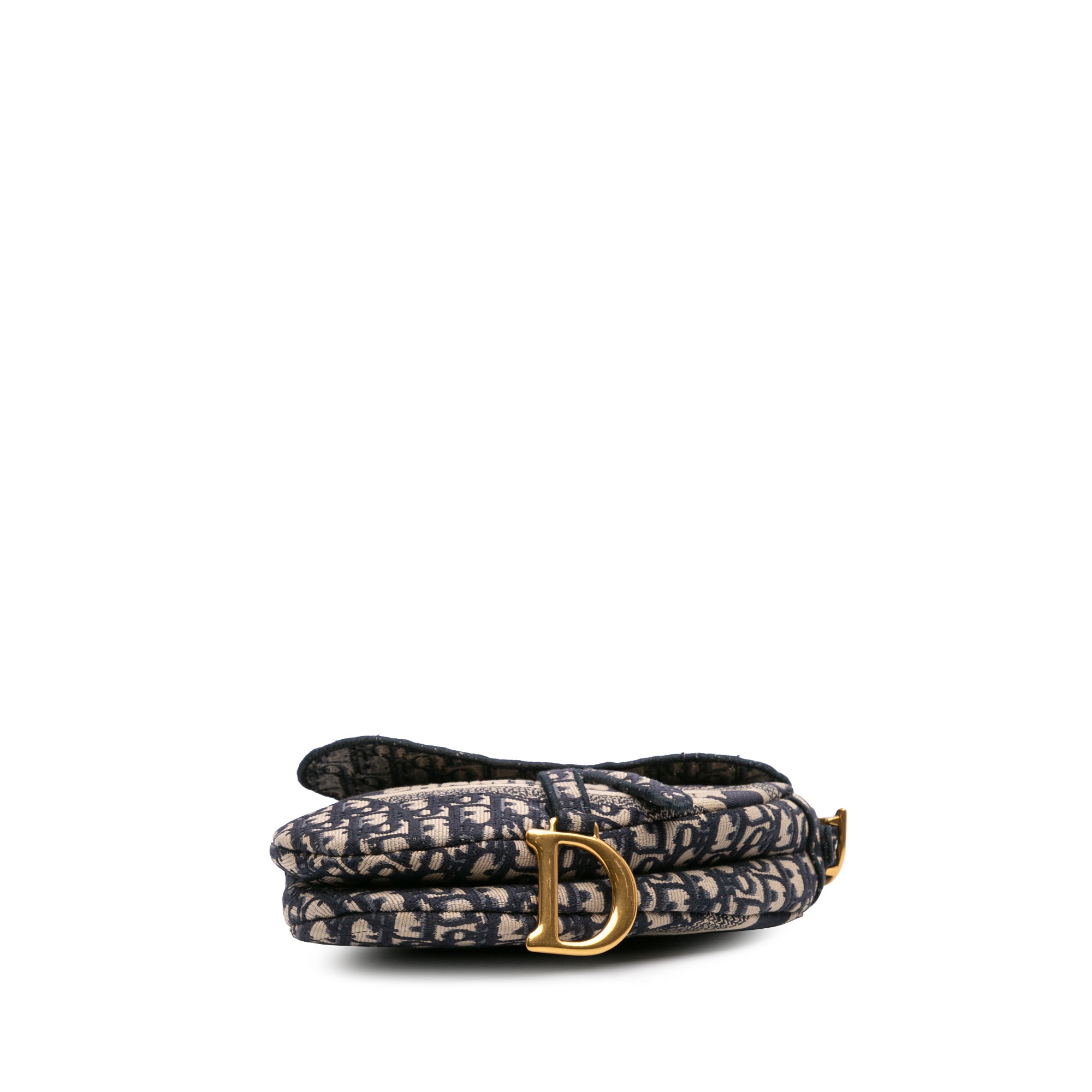 Dior Oblique Embroidered Canvas Saddle Bag - image 3