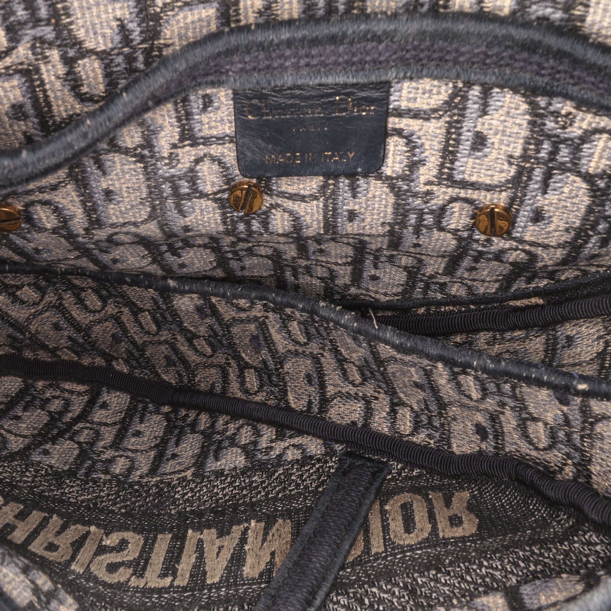 Dior Oblique Embroidered Canvas Saddle Bag - image 4