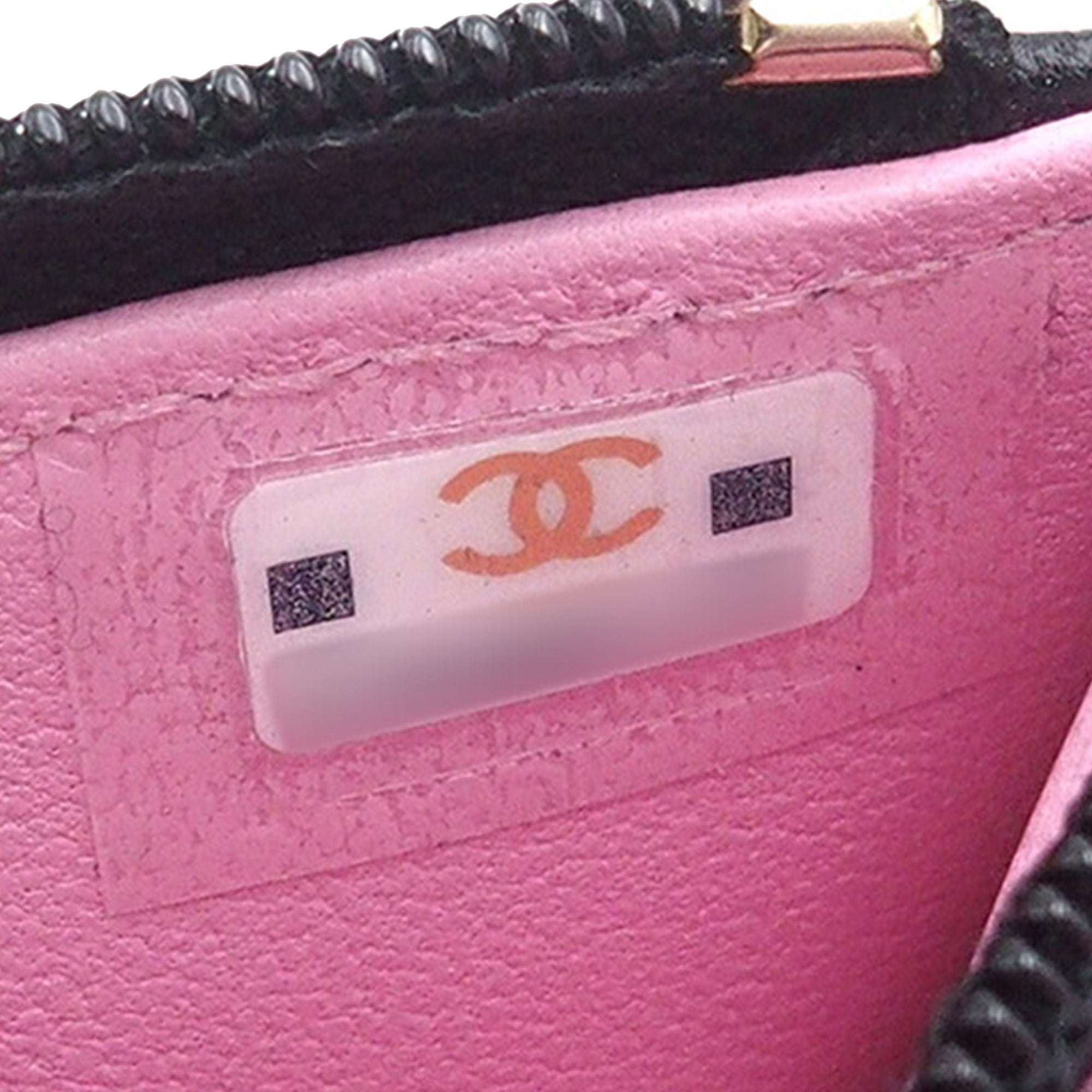 Chanel Bicolor Quilted Lambskin Top Handle Phone Holder with Chain - image 6
