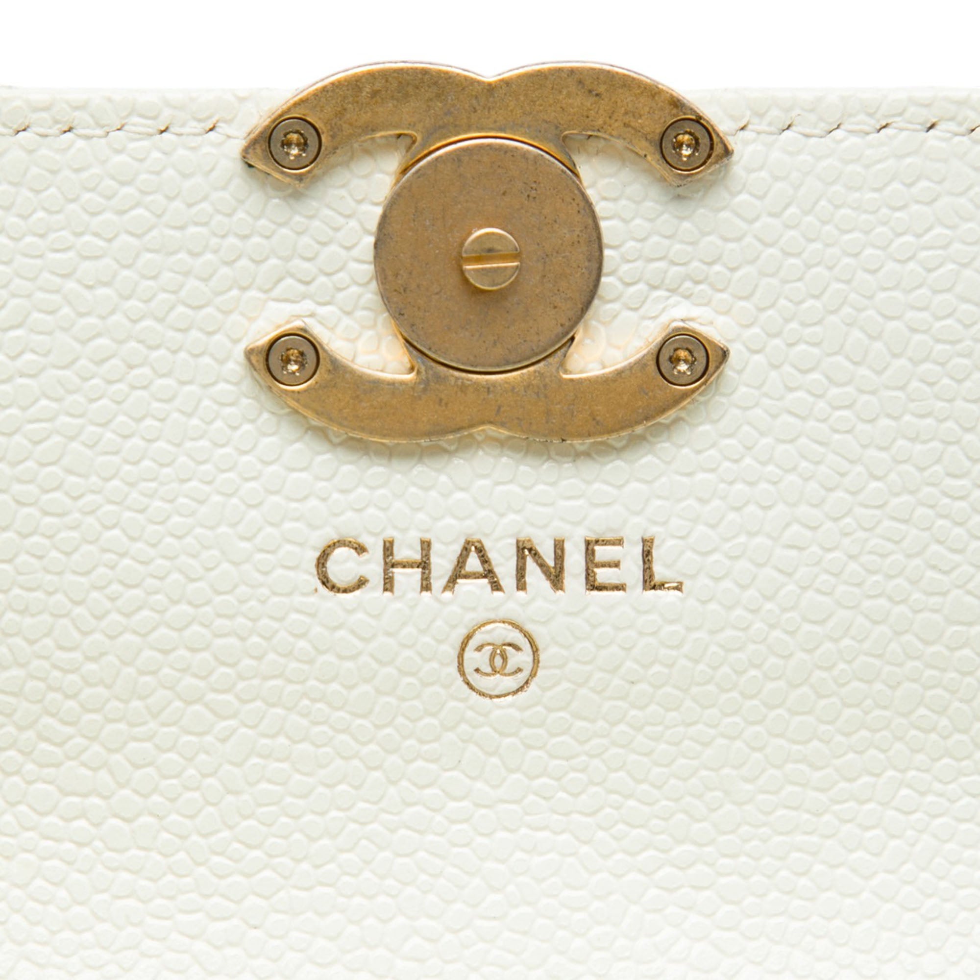 Chanel Quilted Caviar Melody Chain Belt Bag - image 5