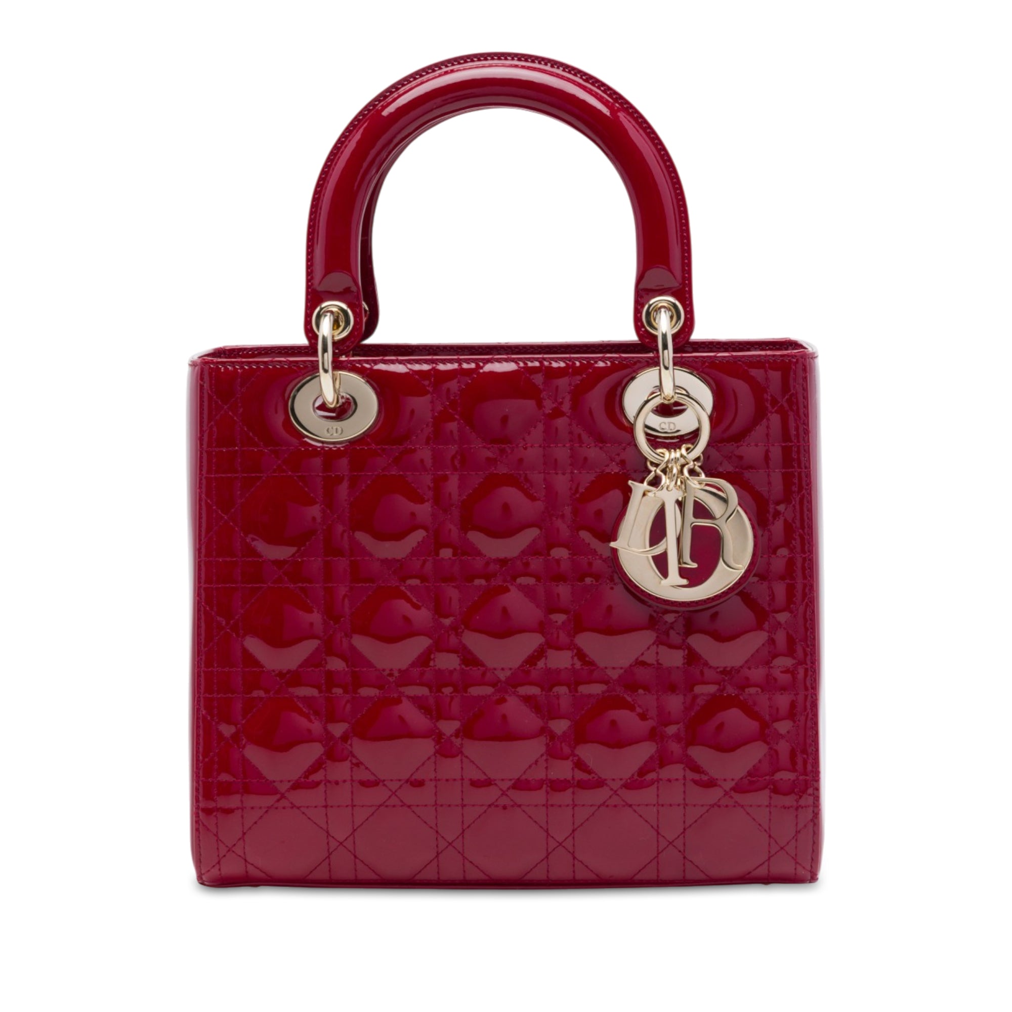 Dior Medium Patent Cannage Lady Dior - image 1
