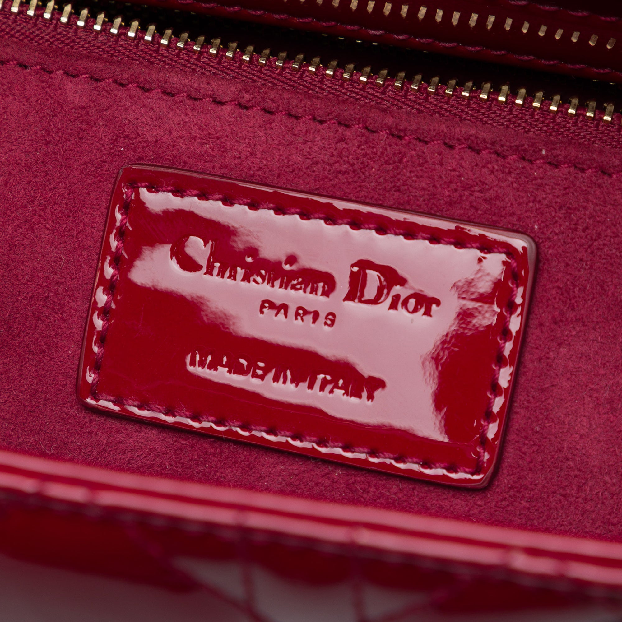 Dior Medium Patent Cannage Lady Dior - image 5