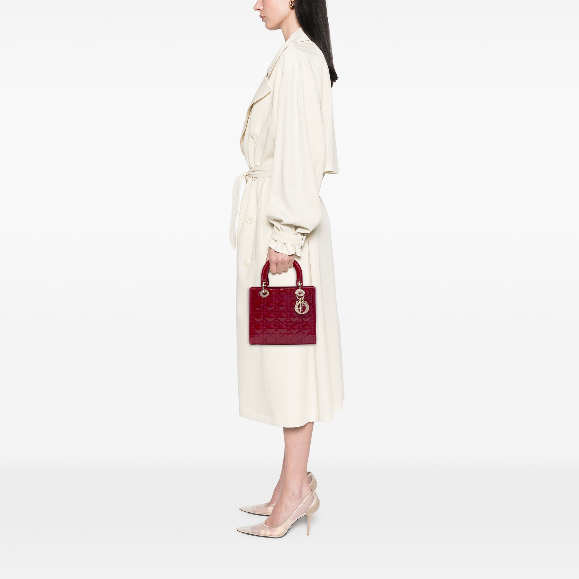 Dior Medium Patent Cannage Lady Dior - image 6