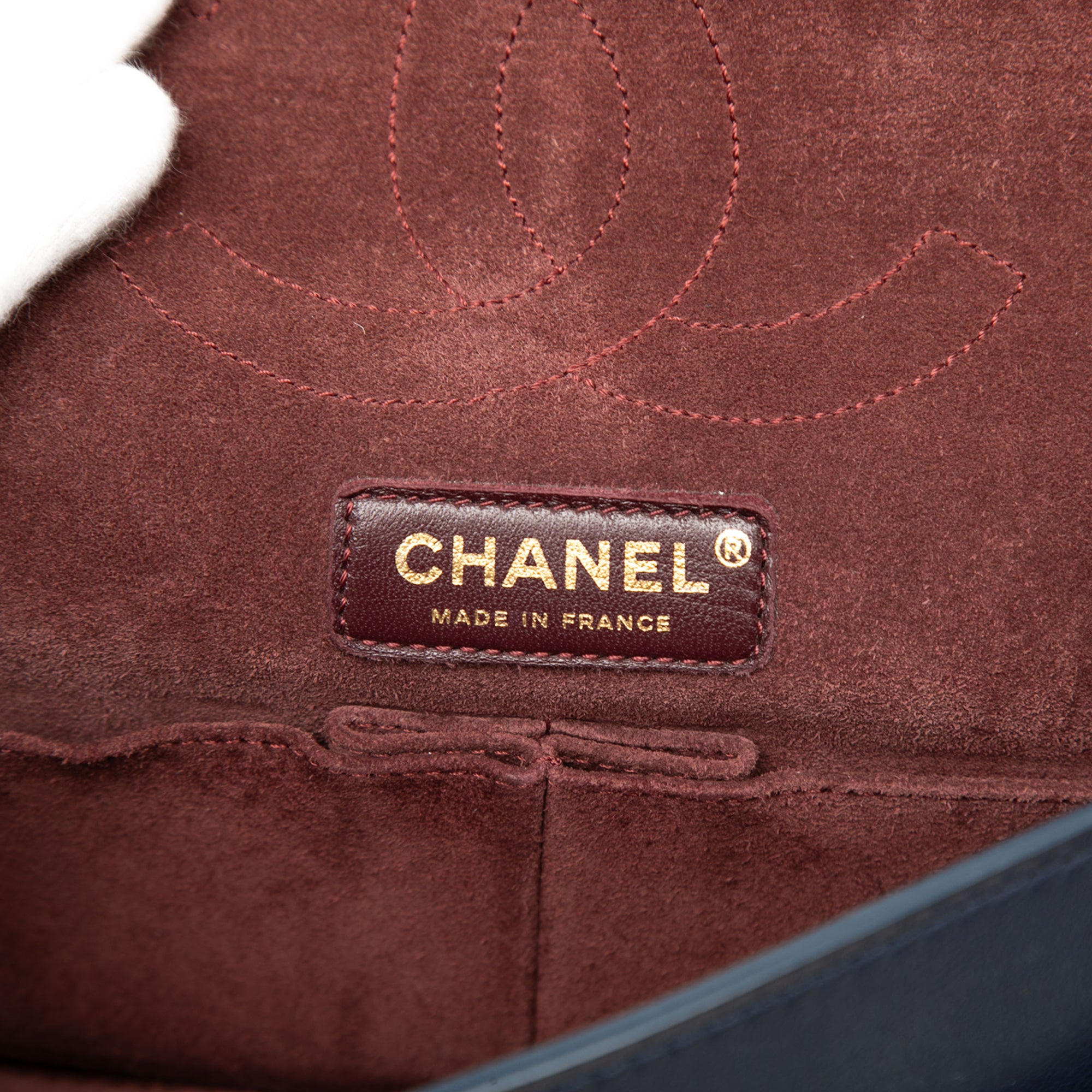 Chanel Calfskin Reissue 2.55 Medallion Nude Double Flap 225 - image 5