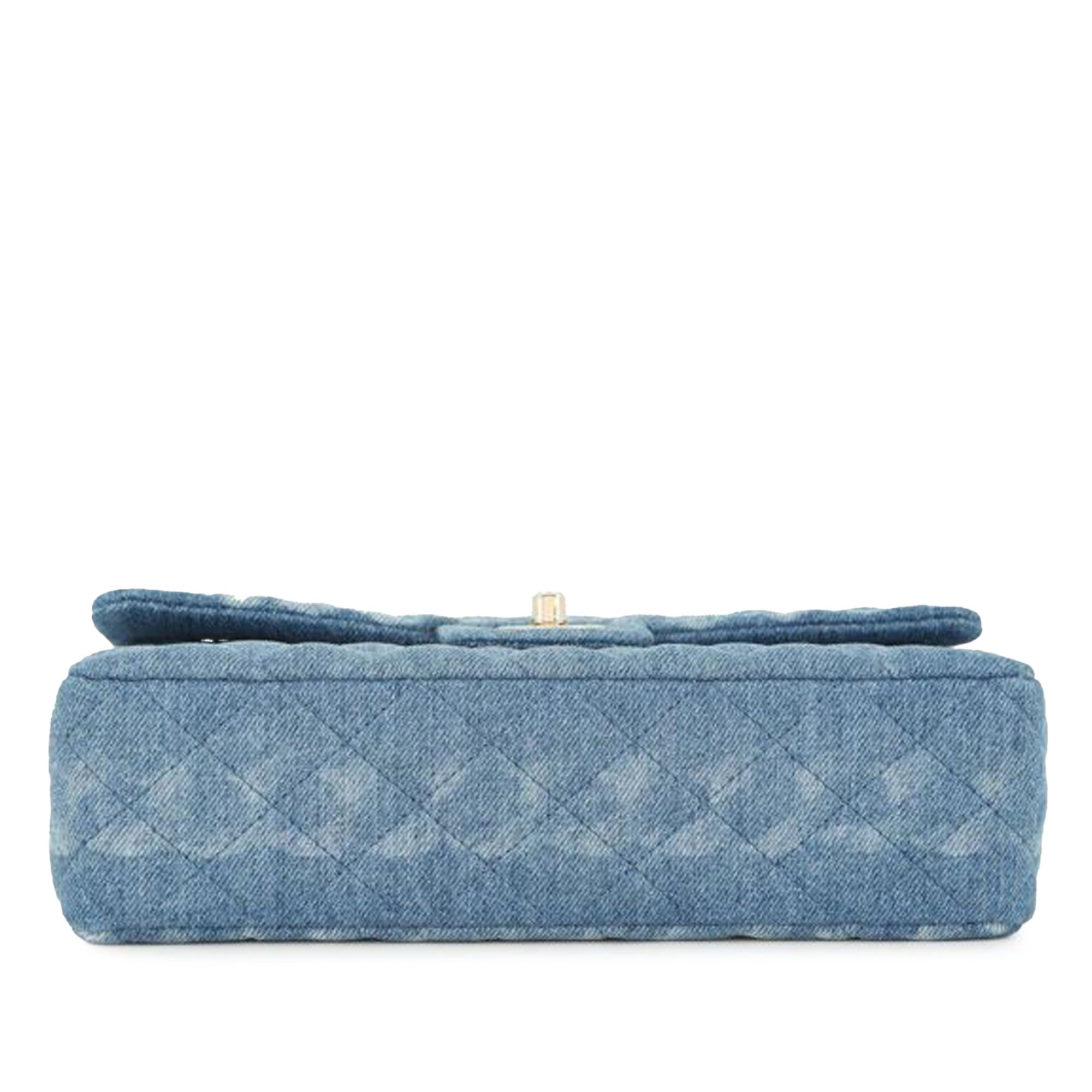 Chanel Medium Classic Washed Denim Double Flap - image 3