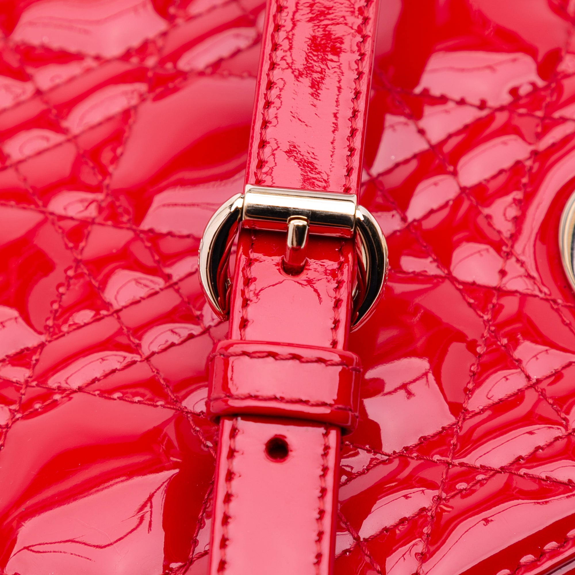 Dior Mini Patent Cannage Lady Dior - image 10
