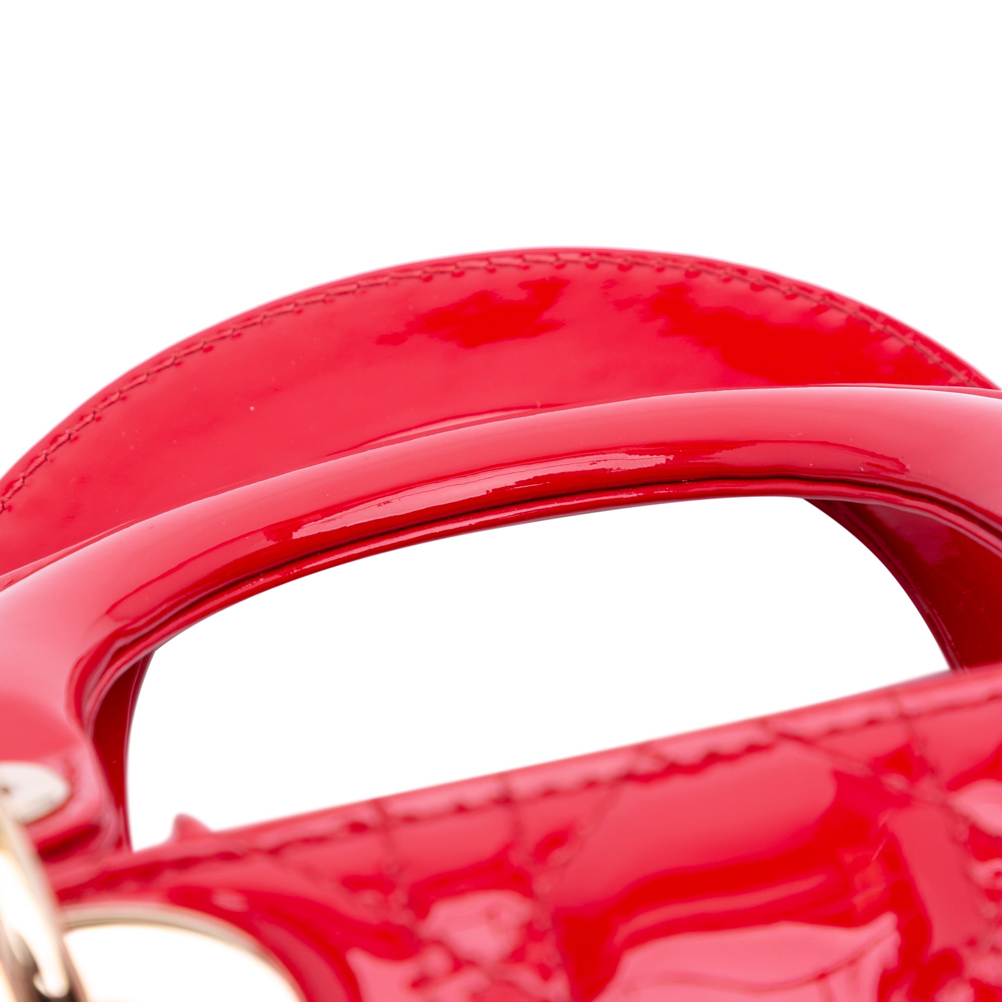 Dior Mini Patent Cannage Lady Dior - image 12