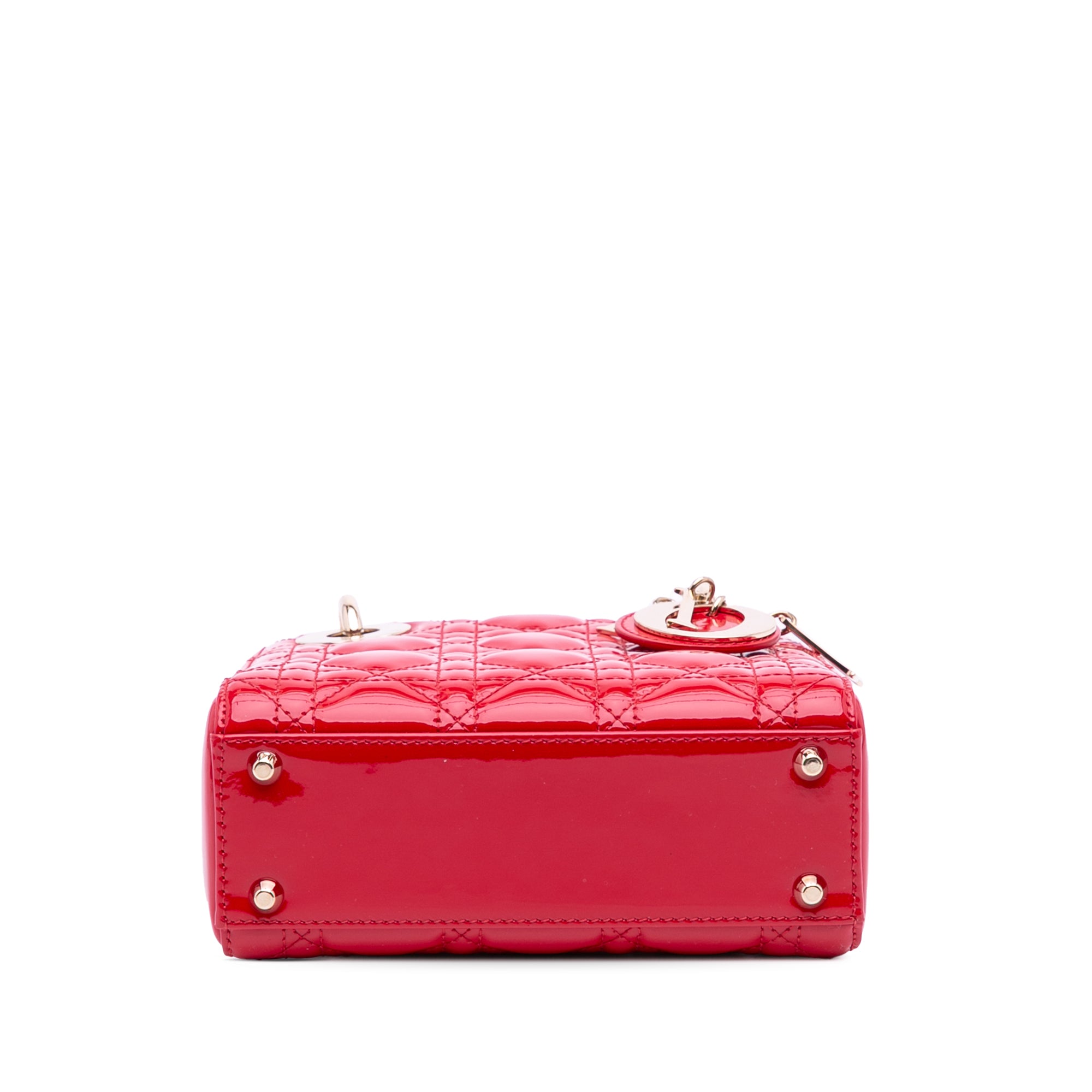 Dior Mini Patent Cannage Lady Dior - image 3