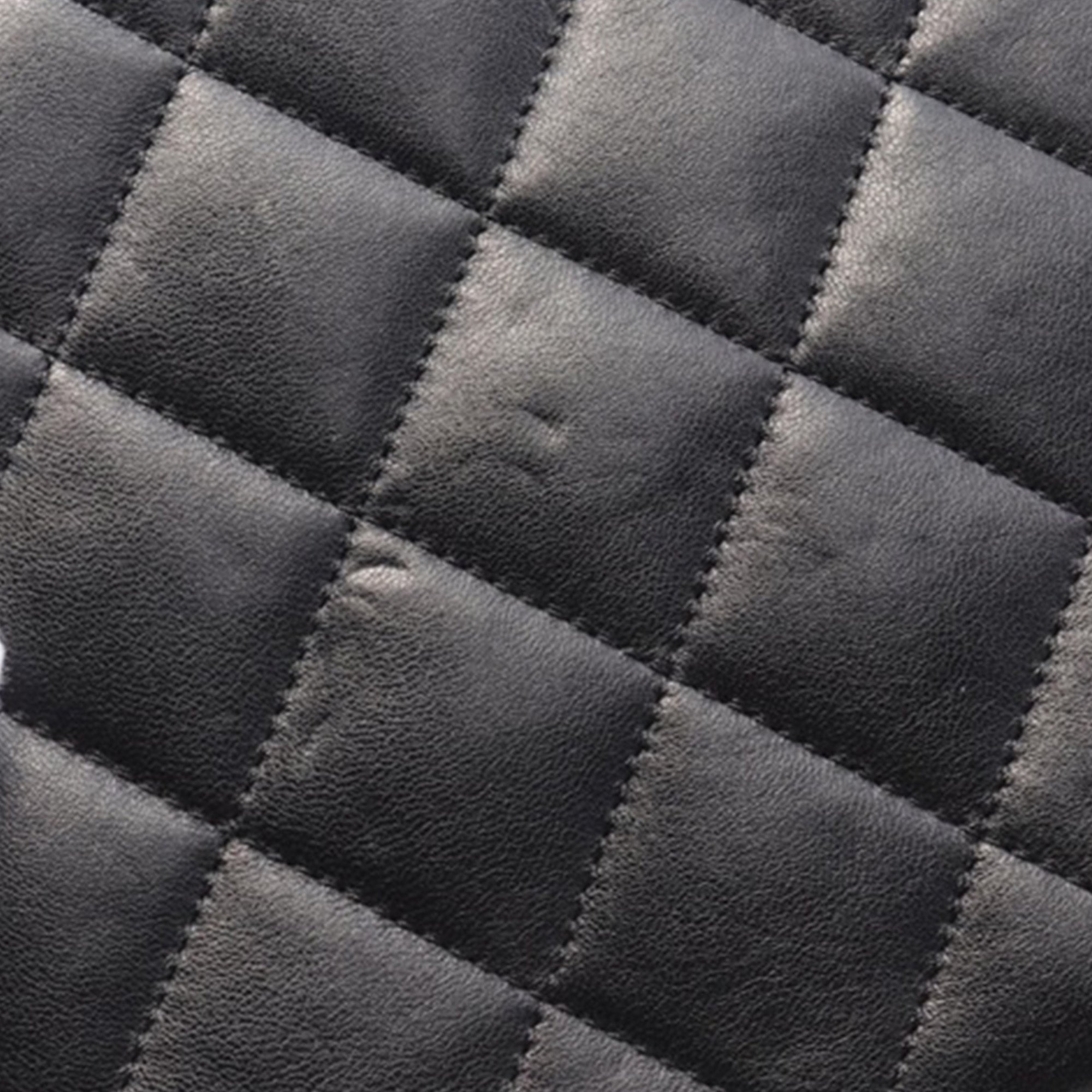 Chanel Quilted Lambskin Oval Logo Chain Top Handle Round Clutch on Chain - image 6