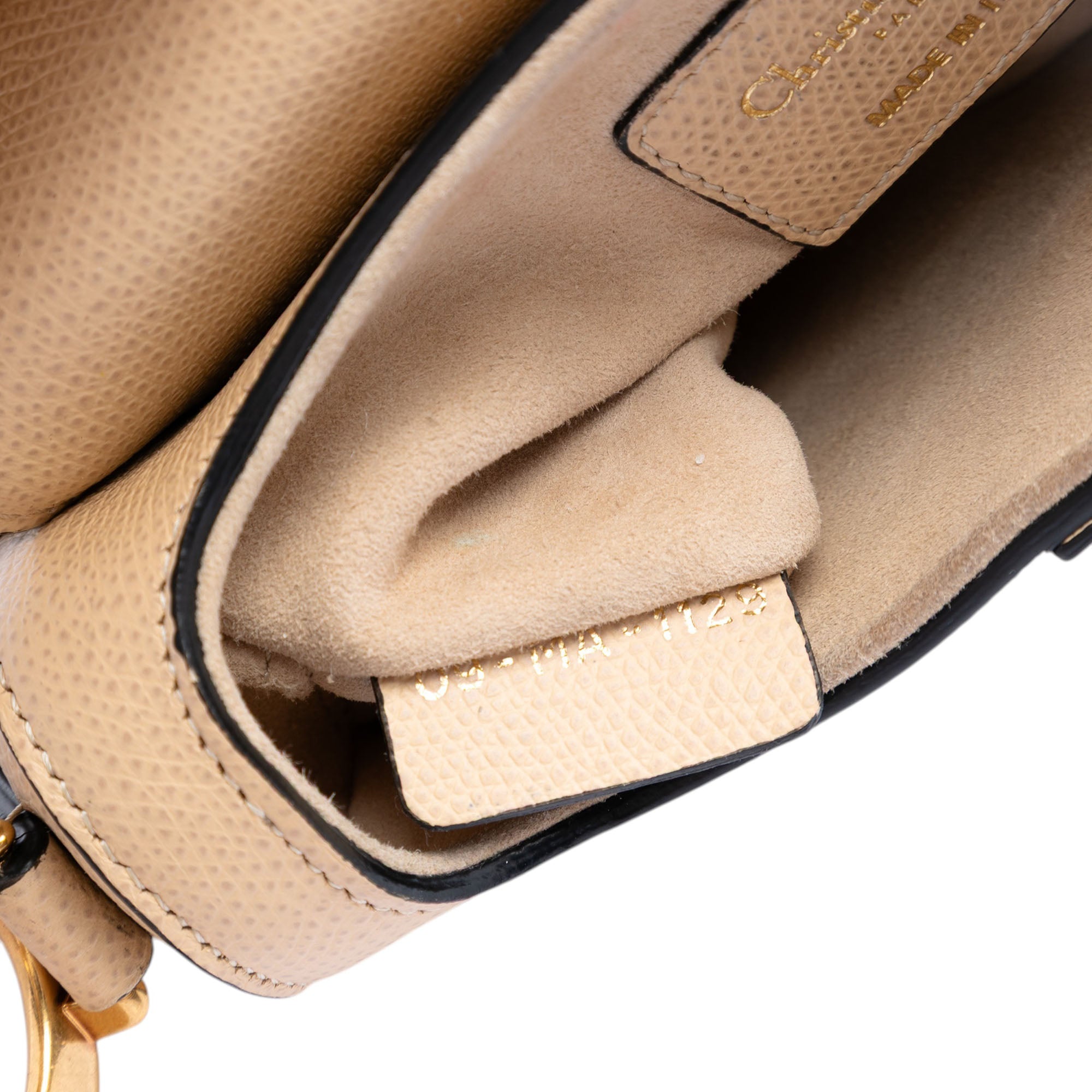 Dior Mini Grained Calfskin Saddle Bag - image 6