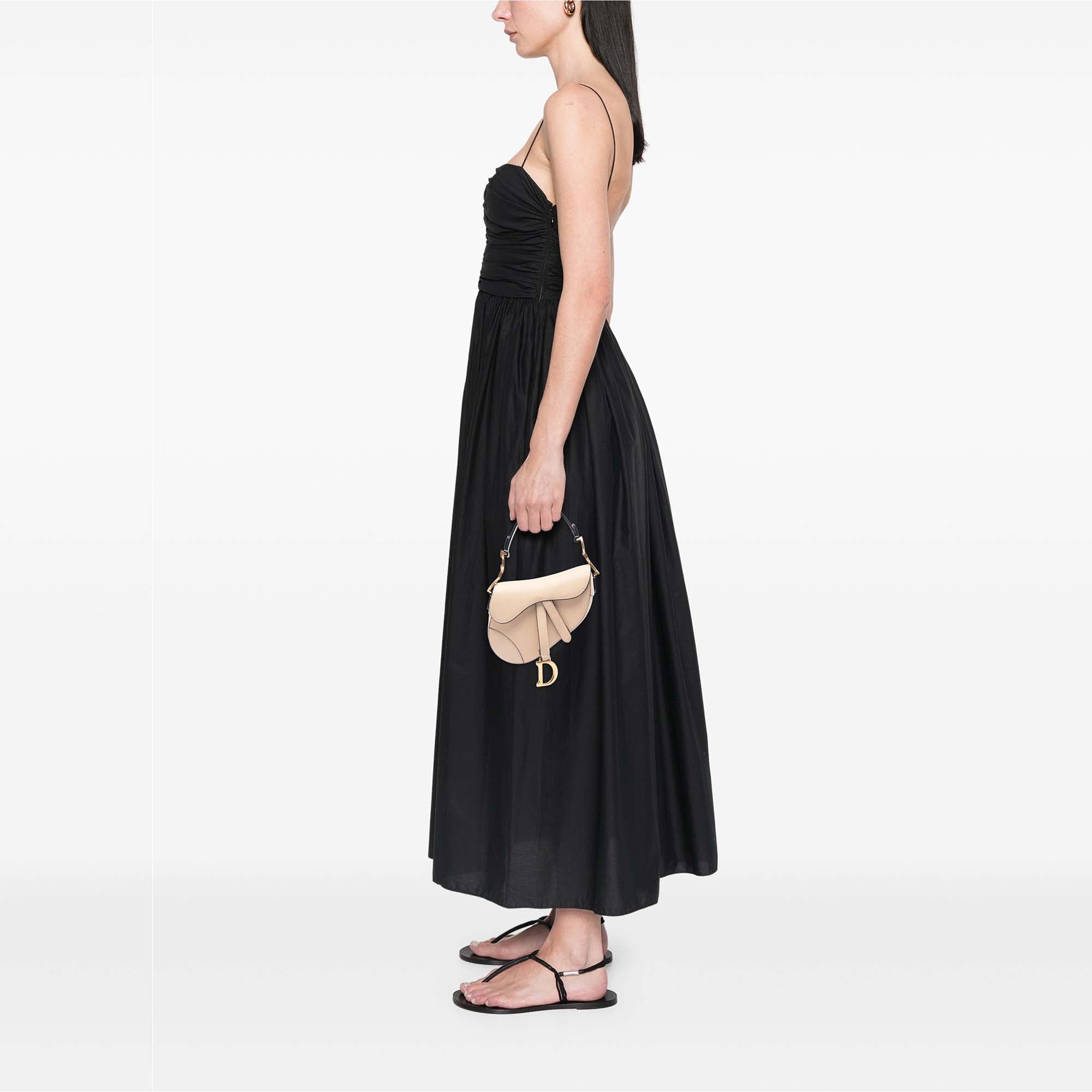 Dior Mini Grained Calfskin Saddle Bag - image 7