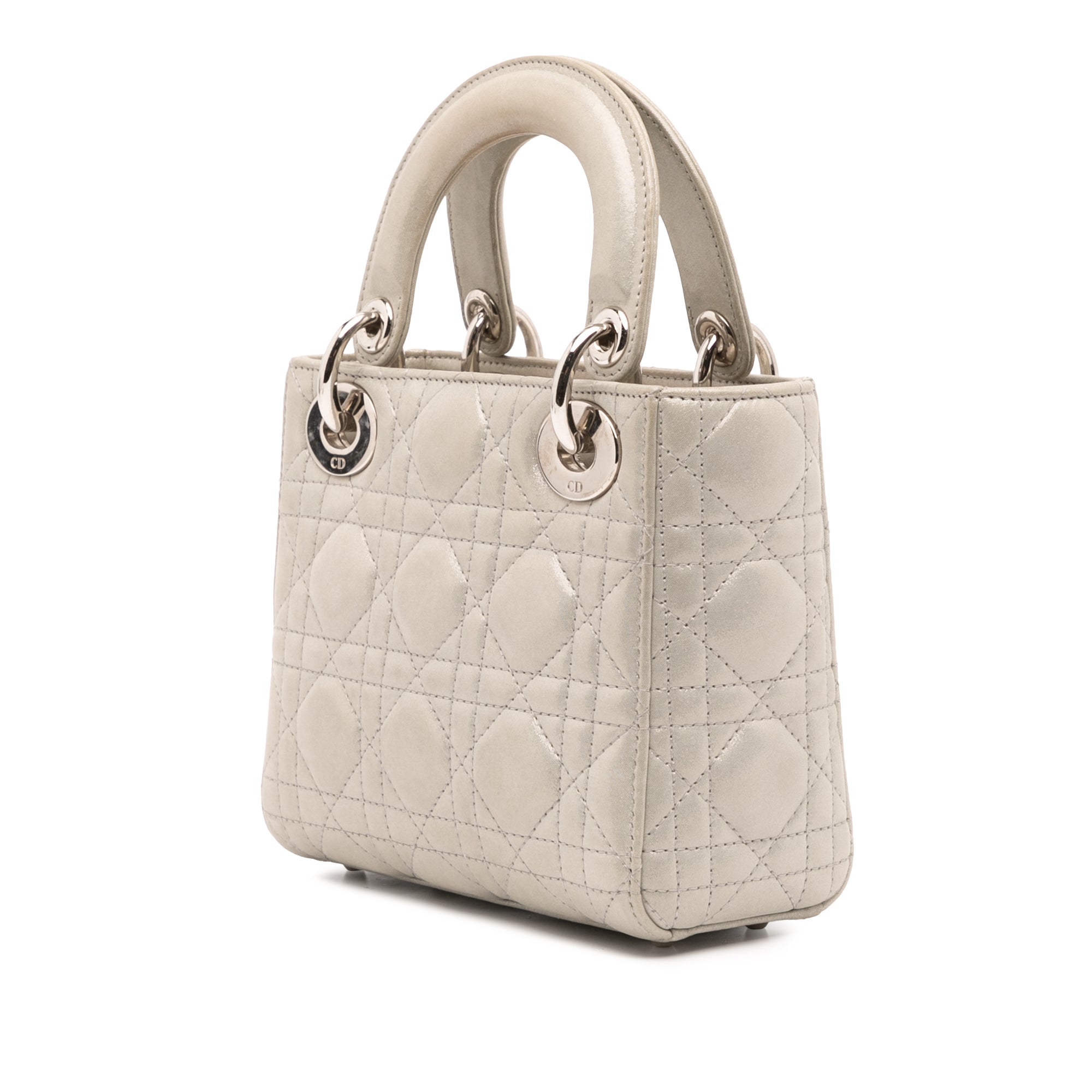 Dior Mini Iridescent Lambskin Cannage Lady Dior - image 2