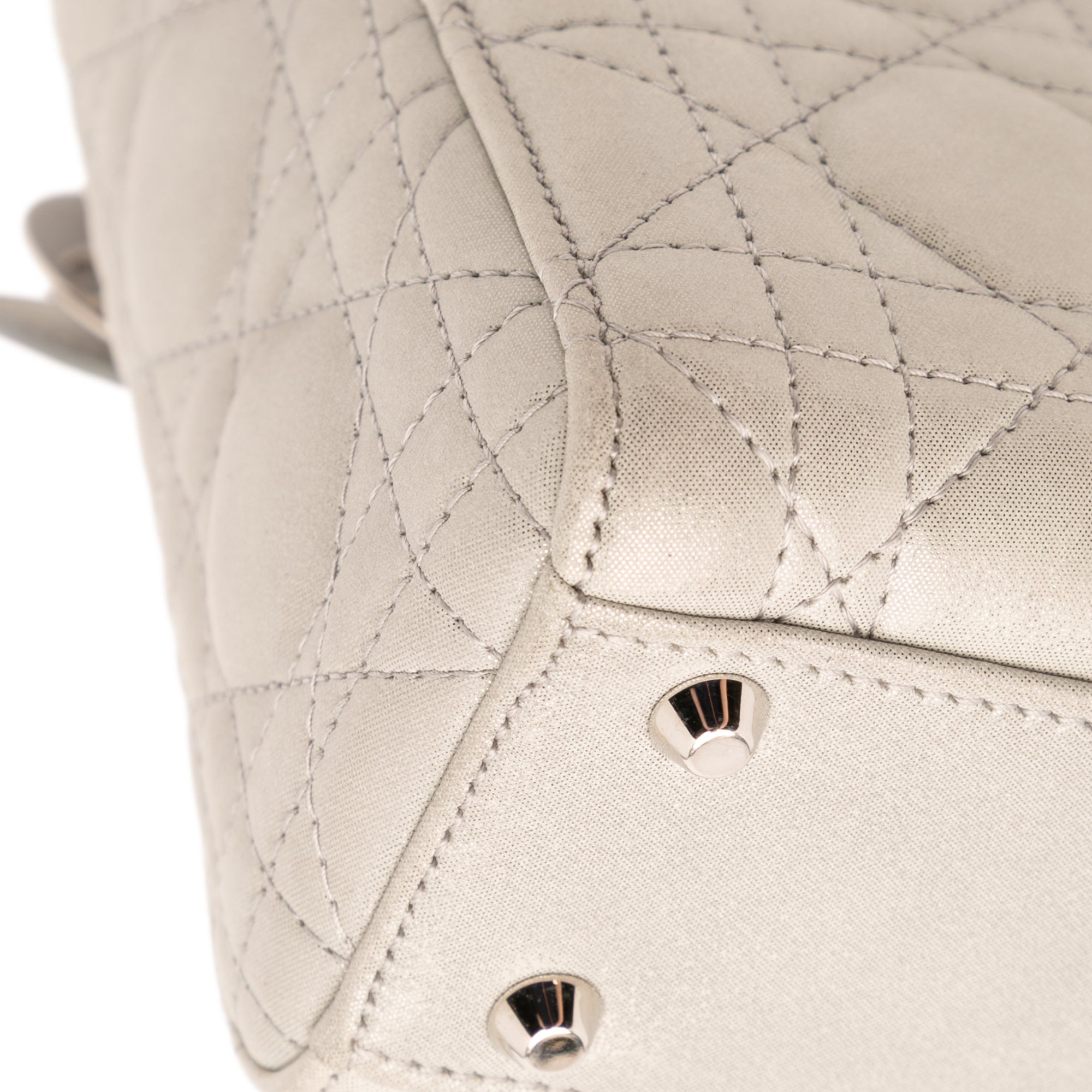 Dior Mini Iridescent Lambskin Cannage Lady Dior - image 7