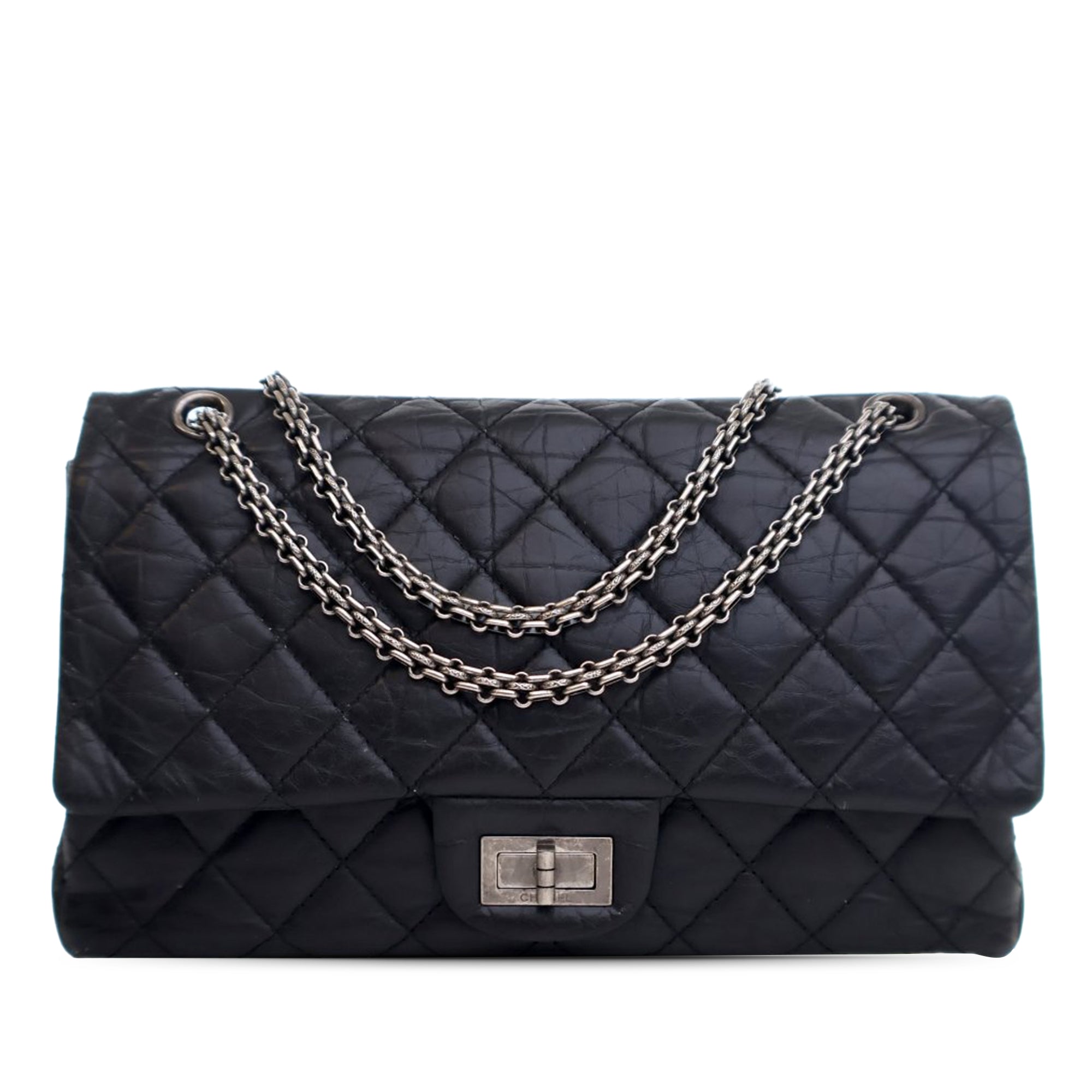 Chanel Quilted Aged Calfskin Reissue 2.55 Double Flap 227 - image 1