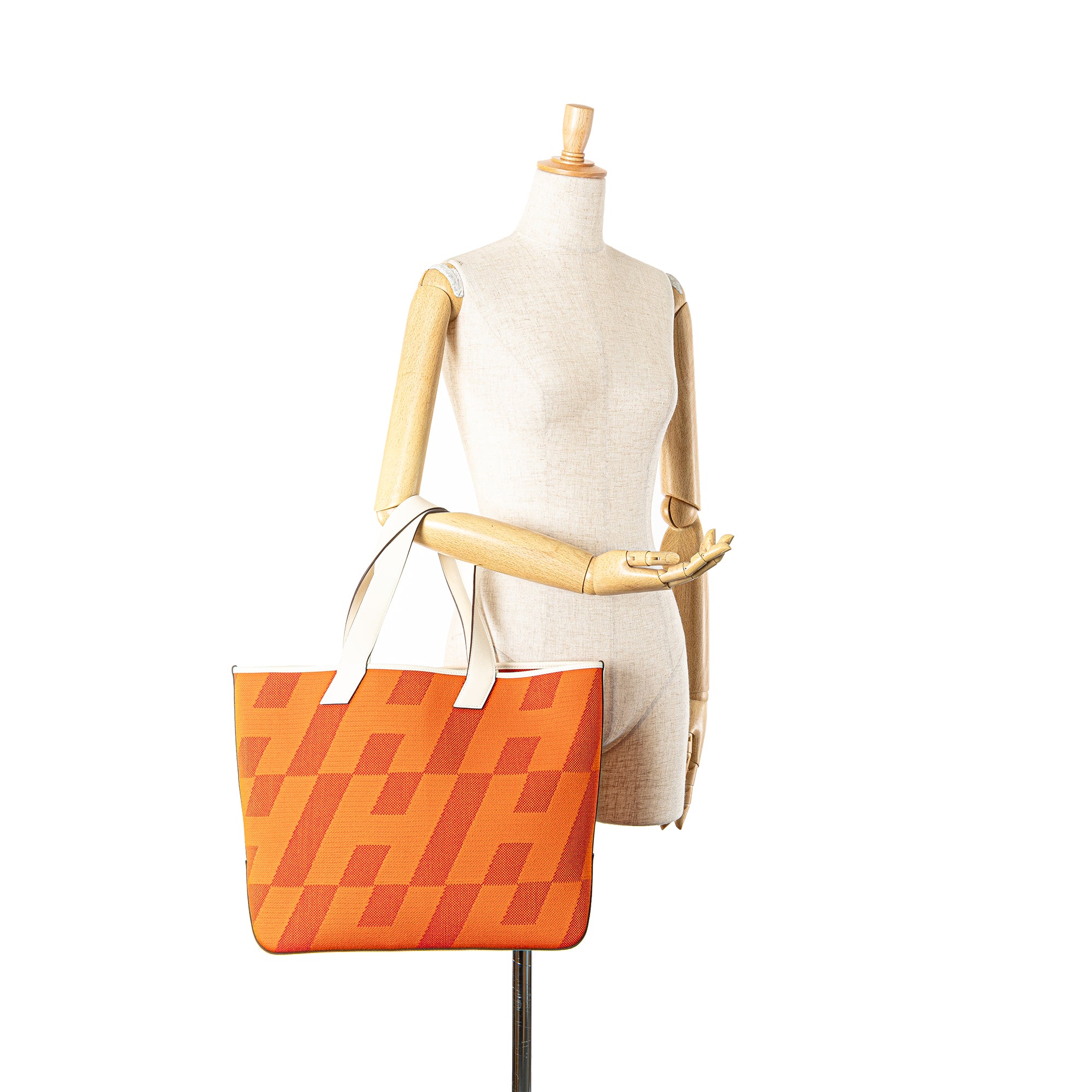 Hermès Toile H and Swift Cabas H en Biais 40 - image 7