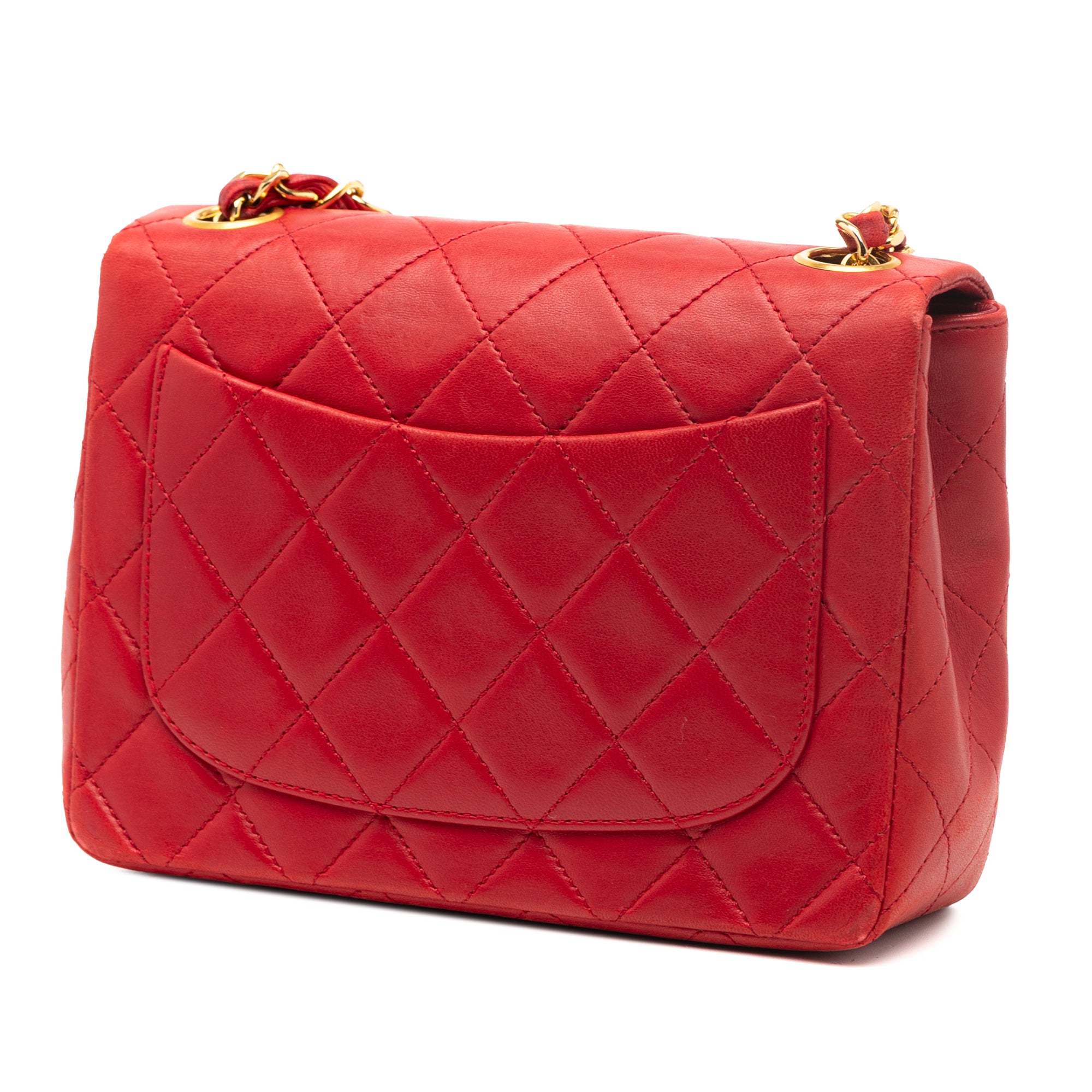 Chanel Mini Square Classic Lambskin Single Flap - image 2