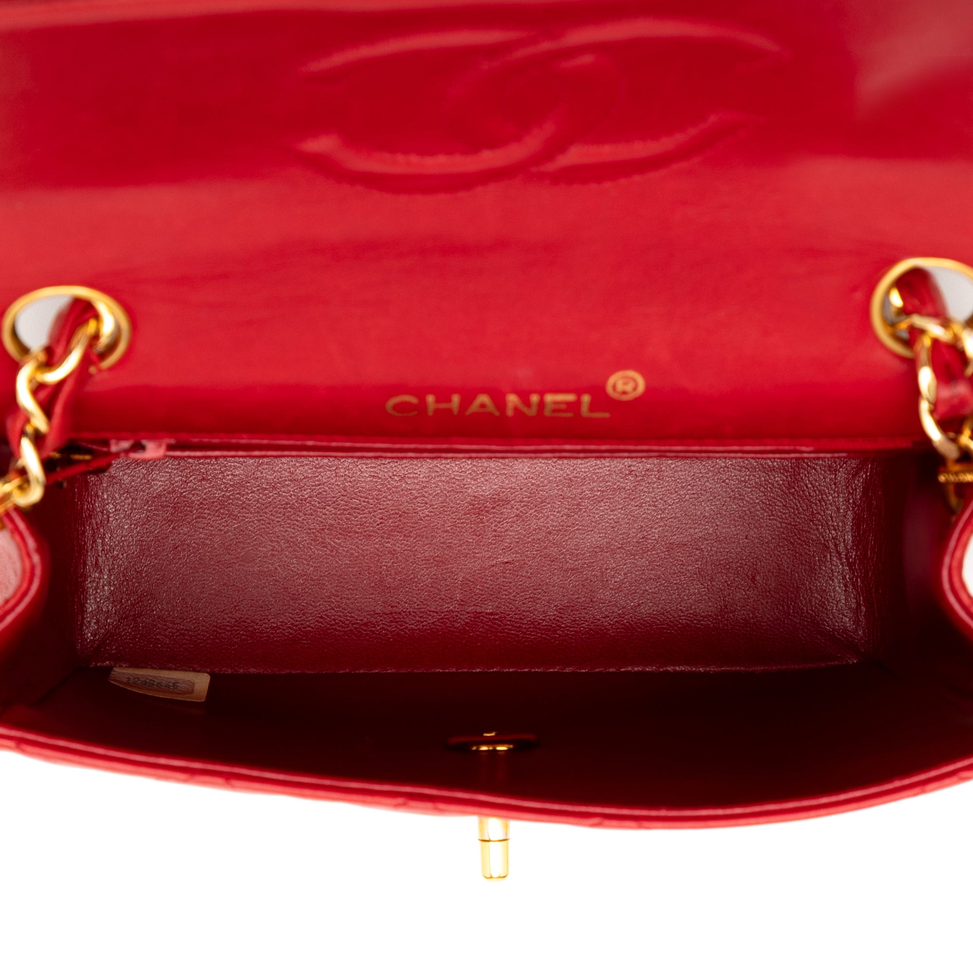 Chanel Mini Square Classic Lambskin Single Flap - image 4