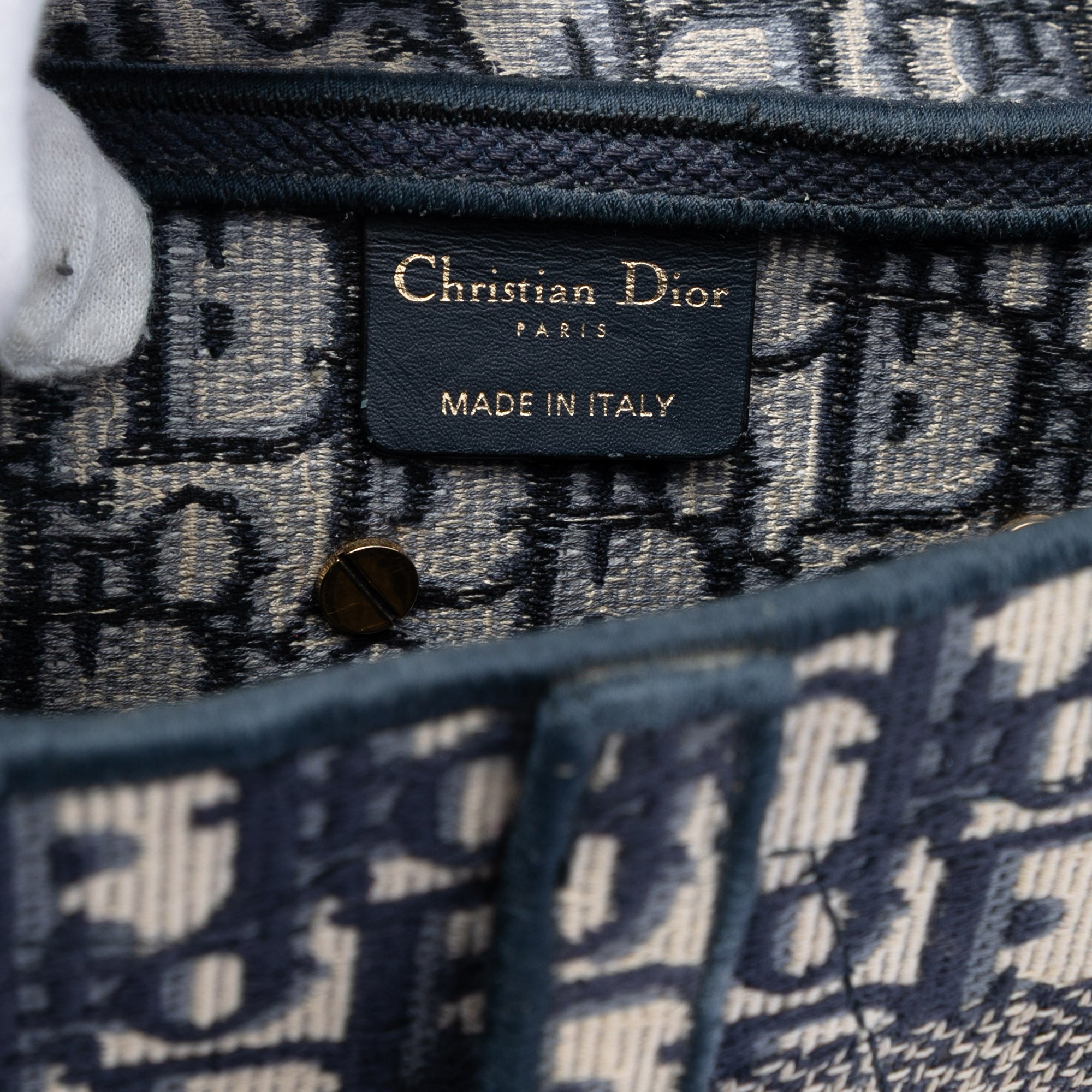 Dior Oblique Embroidered Canvas Saddle Bag - image 5