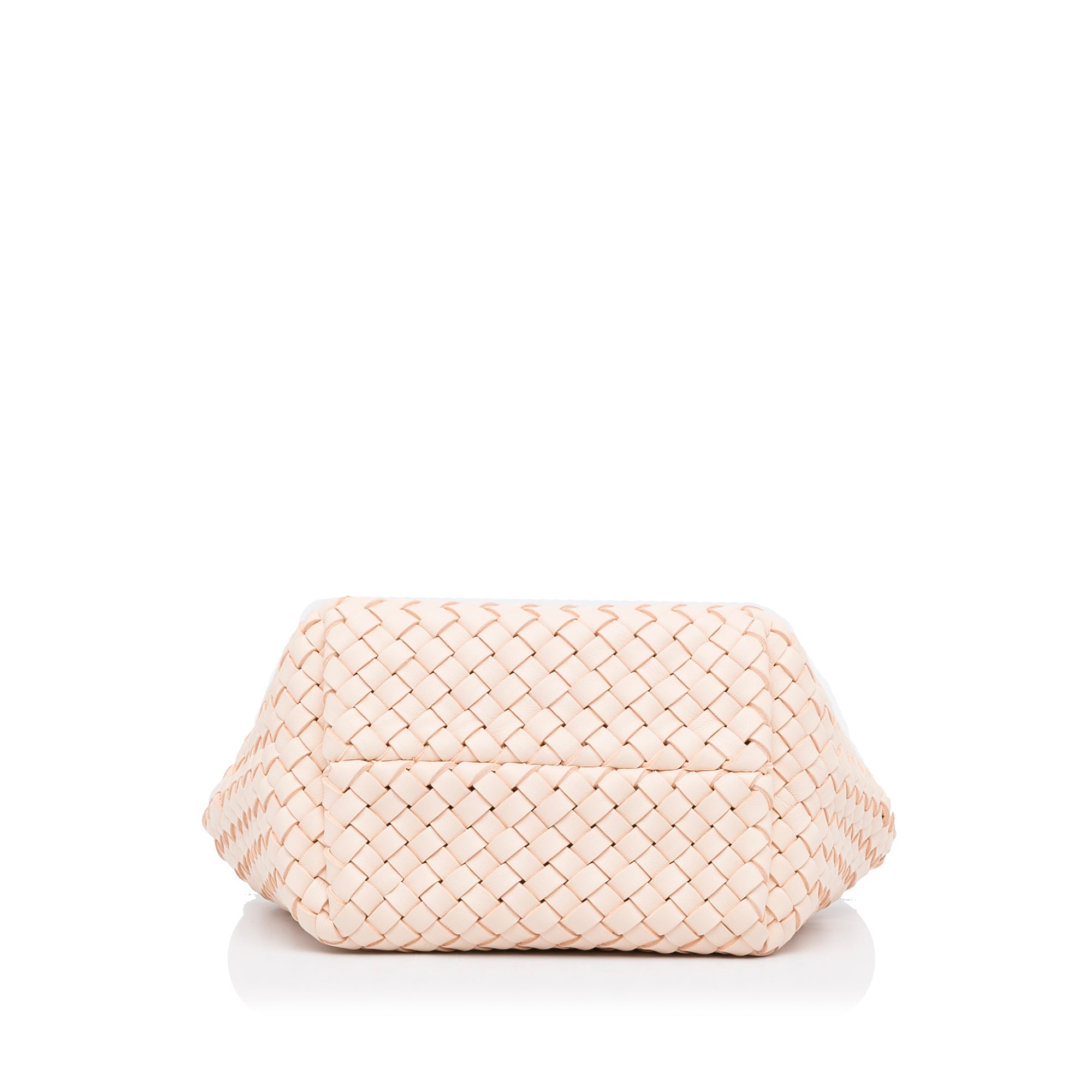 Bottega Veneta Mini Lambskin Intreccio Cabat Tote - image 5