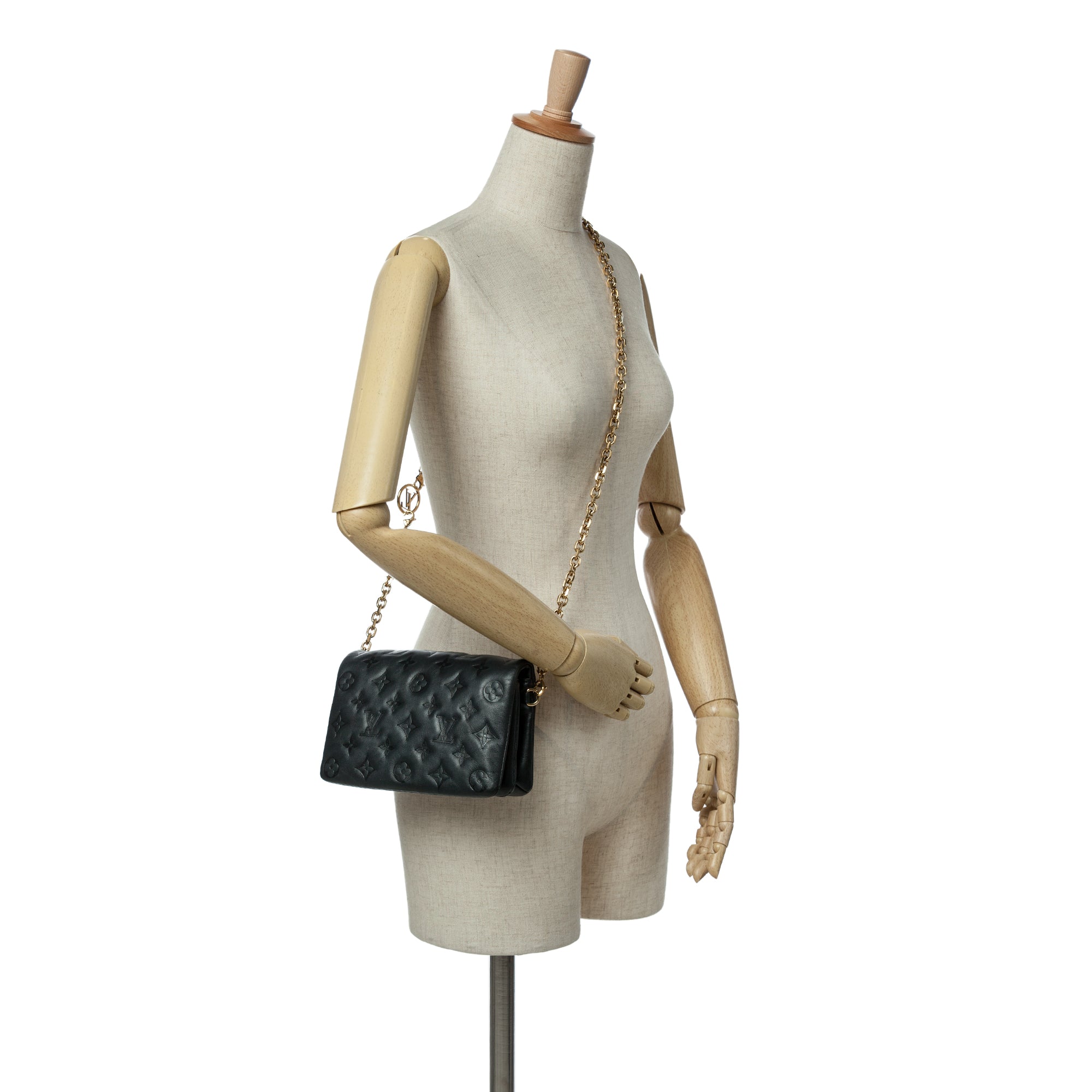 Louis Vuitton Monogram Embossed Pochette Coussin - image 12