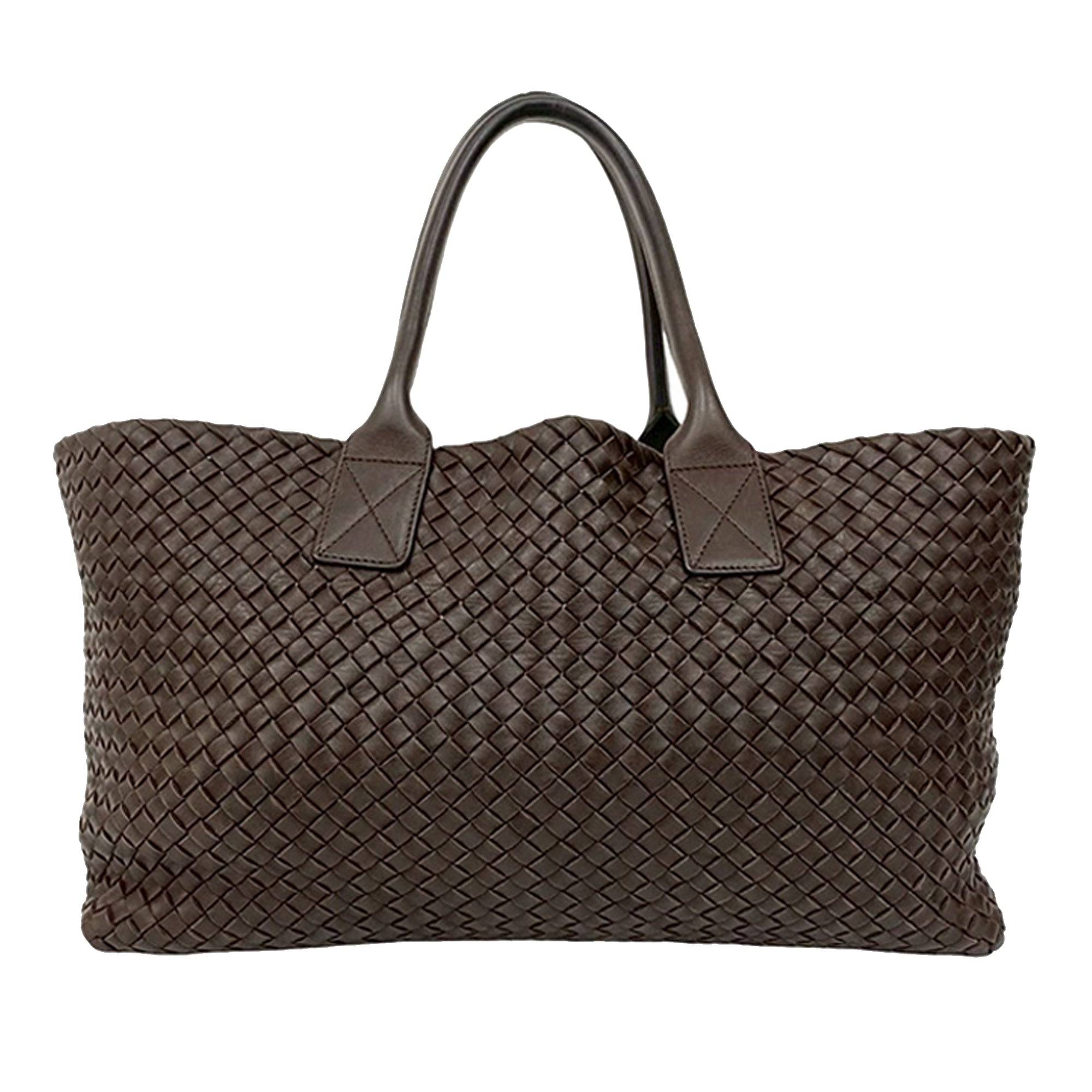 Bottega Veneta Medium Lambskin Intreccio Cabat Tote - image 1