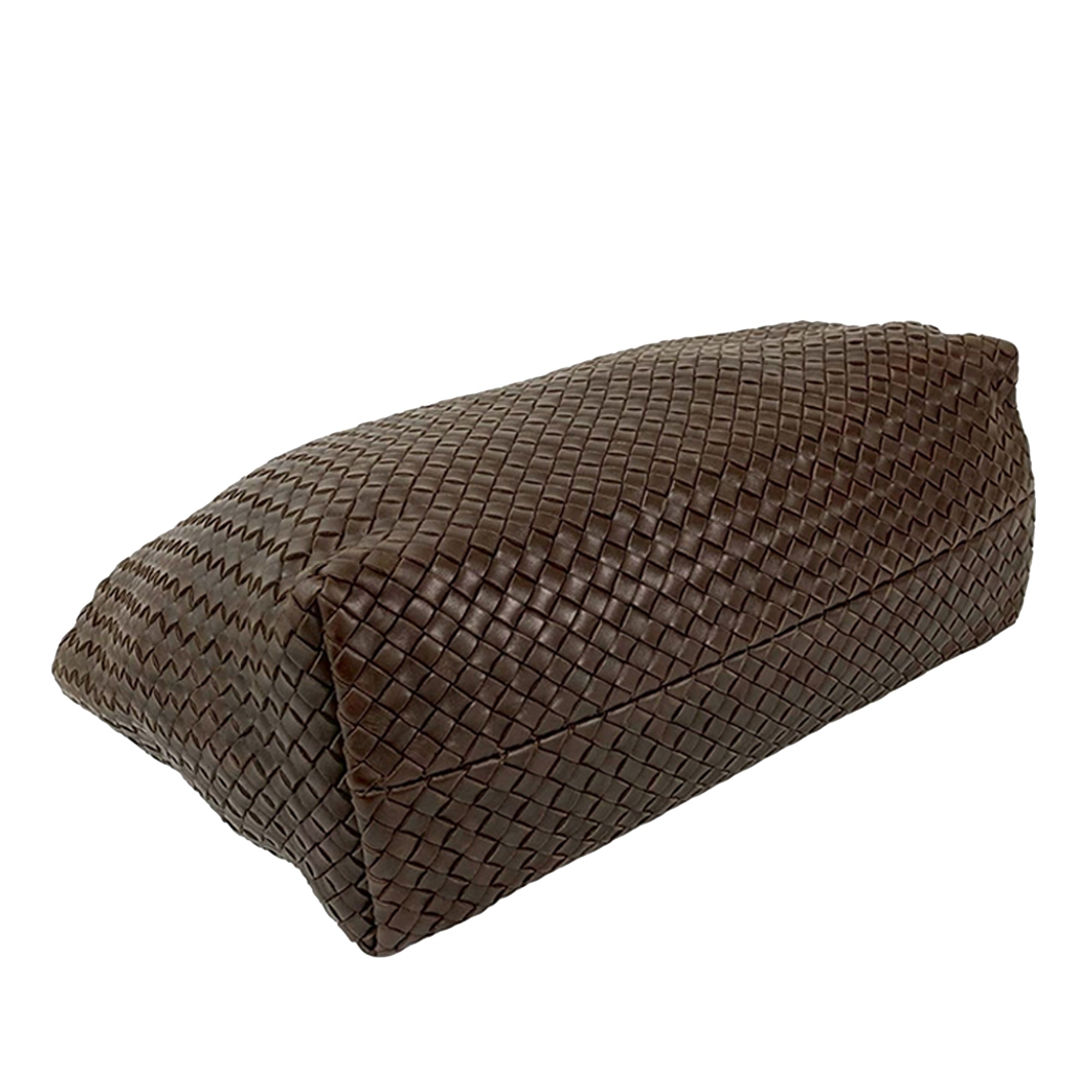 Bottega Veneta Medium Lambskin Intreccio Cabat Tote - image 4