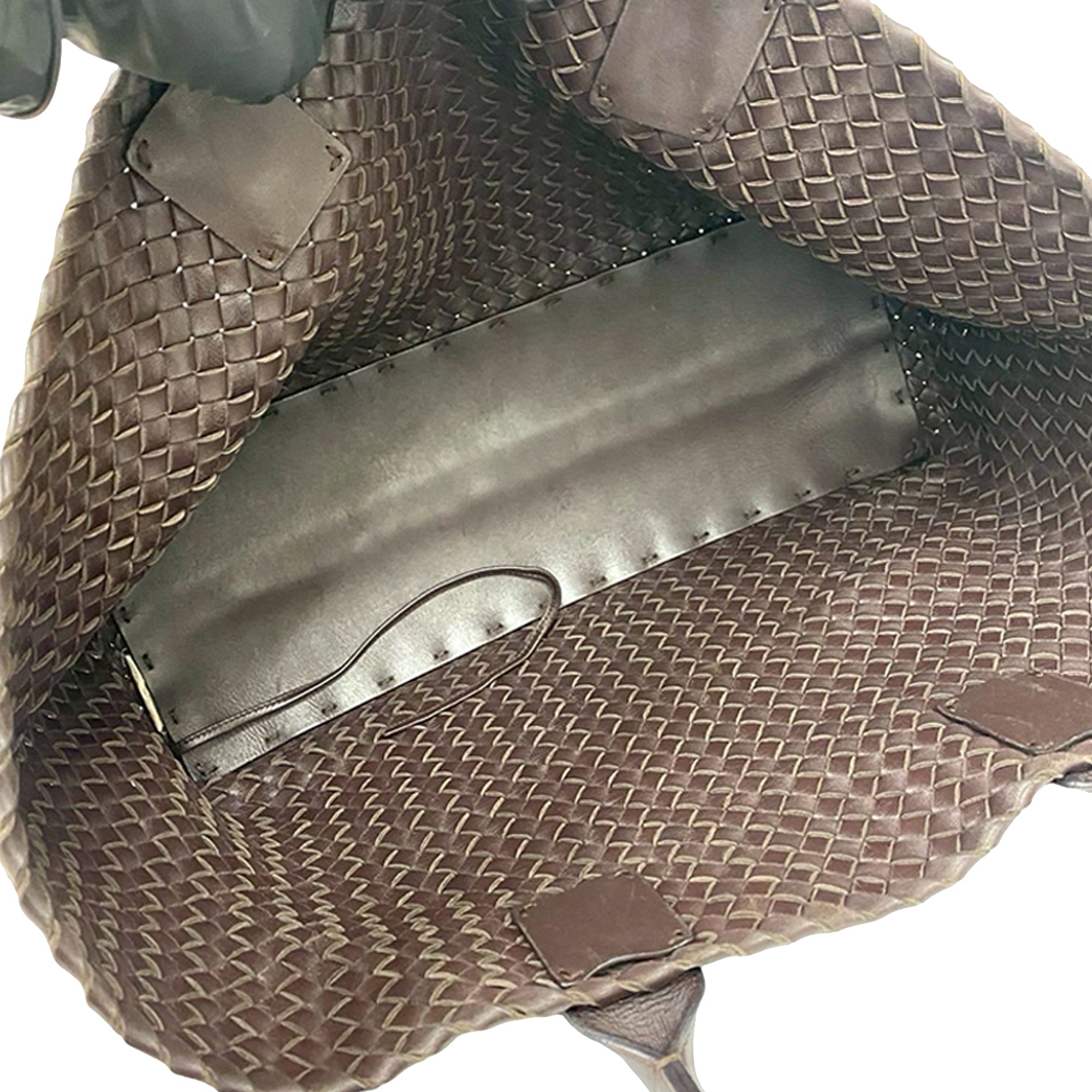 Bottega Veneta Medium Lambskin Intreccio Cabat Tote - image 8