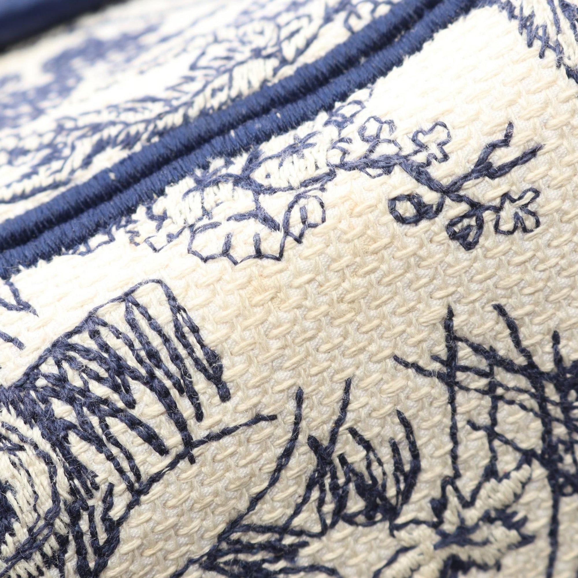 Dior Embroidered Canvas Toile de Jouy Saddle Bag - image 7