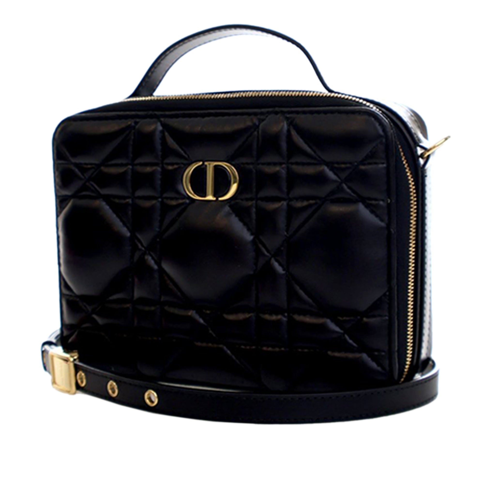 Dior Calfskin Macrocannage Caro Box Bag - image 2