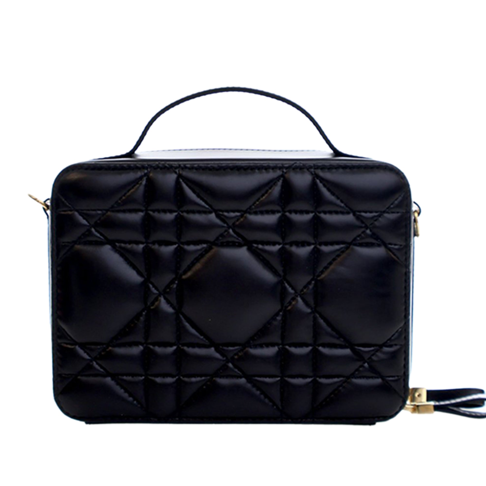 Dior Calfskin Macrocannage Caro Box Bag - image 4